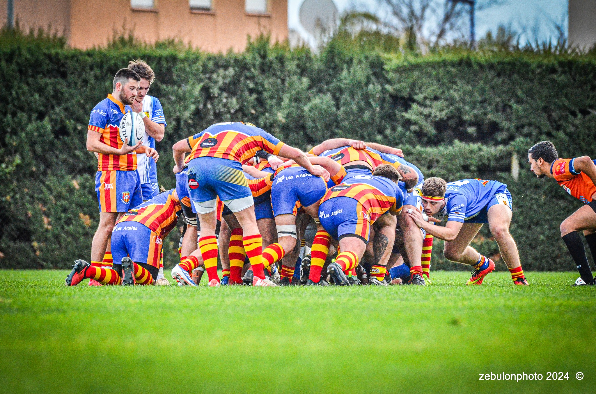  Cabestany Olympique XV - Rugby Athlétique Cerdagne Capcir - Rugby - Ligue Occitanie - Cabestany vs Cerdagne Capcir (#LO24CABRACC01) Photo by: Photo Zebulon | Siuxy Sports 2024-01-27