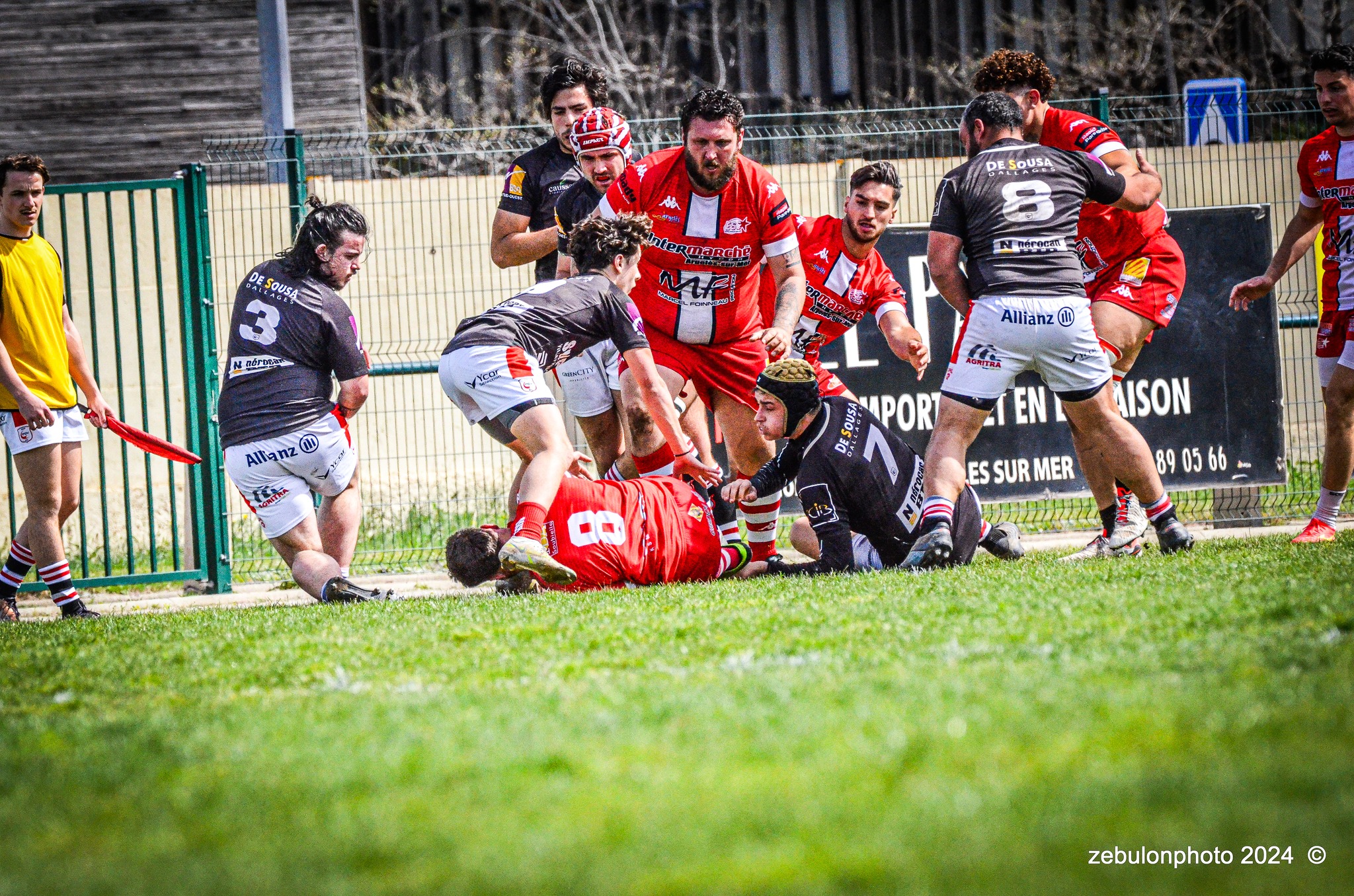  Étoile Sportive Catalane - Football Club Villefranchois - Lauragais - Rugby - FFR -  Fed 2 2024 - Etoile Sportive Catalane vs FC Villefranchois (#FFR24F2ESCFCV03) Photo by: Photo Zebulon | Siuxy Sports 2024-03-23