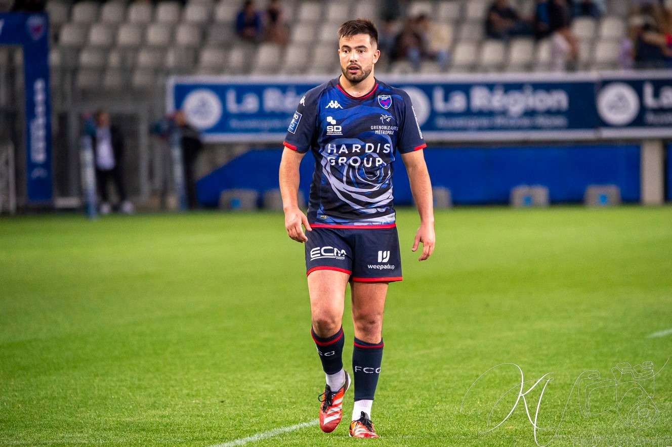 Romain TROUILLOUD -  FC Grenoble Rugby - Stade Aurillacois - Rugby - FFR - 2024 PRO D2 - FC Grenoble (55) vs (10) Aurillac (#PD224T14FCGAUR04) Photo by: Karine Valentin | Siuxy Sports 2024-04-12