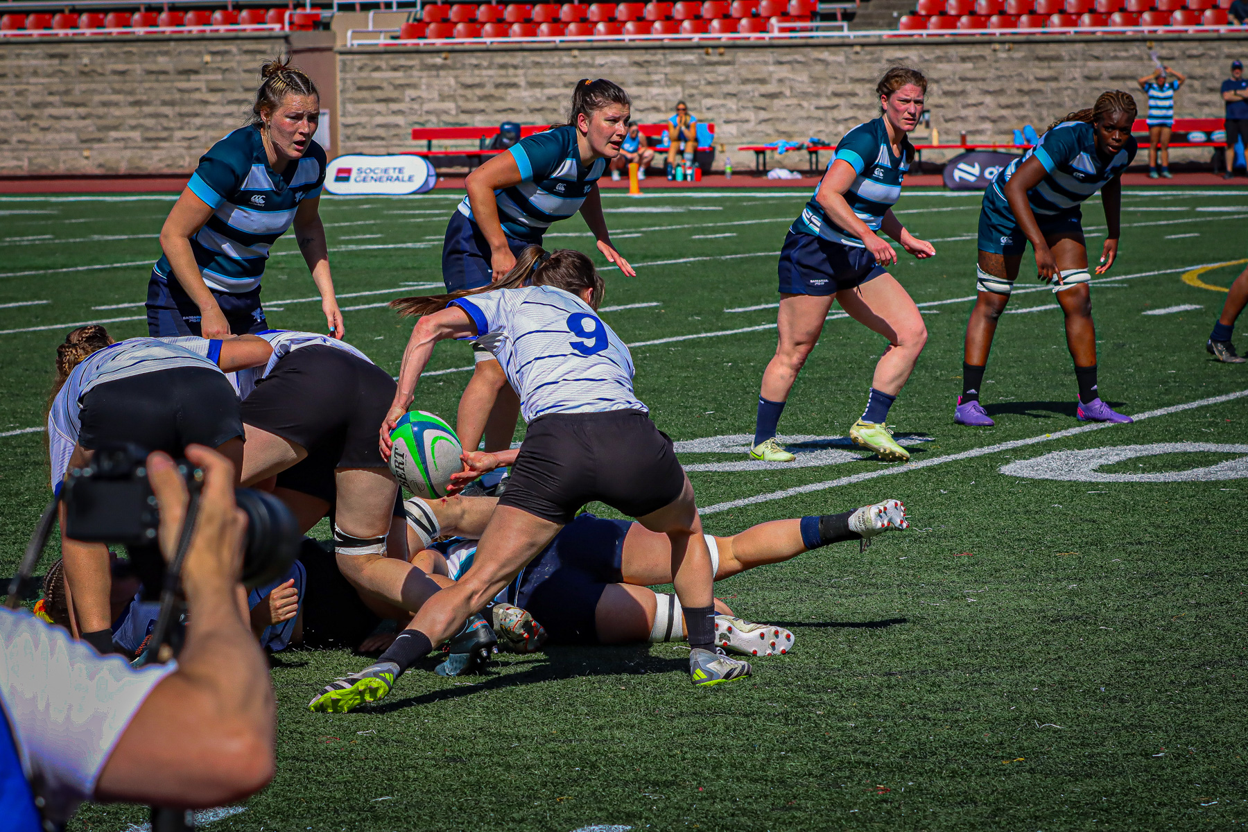  Équipe féminine - Rugby Québec - Ontario Blues (w) - Rugby - QORC-CROQ 2024 - FINALS - QUÉBEC EST (37) VS (13) ONTARIO EST - 1ST POSITION - Reel Mayarts (#QORC24QCEONE16) Photo by: Photo Mayarts | Siuxy Sports 2024-06-01