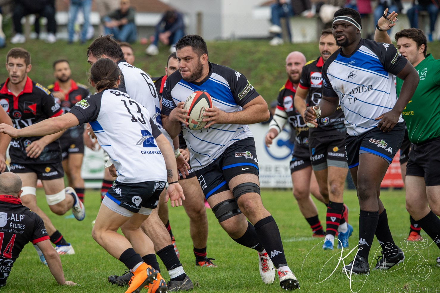  Bièvre Saint-Geoirs RC - US Vinay - Rugby - FFR 2024 Fed2 - Bievre SG vs US Vinay (#FFR24F2BSGUSV09) Photo by: Karine Valentin | Siuxy Sports 2024-09-22
