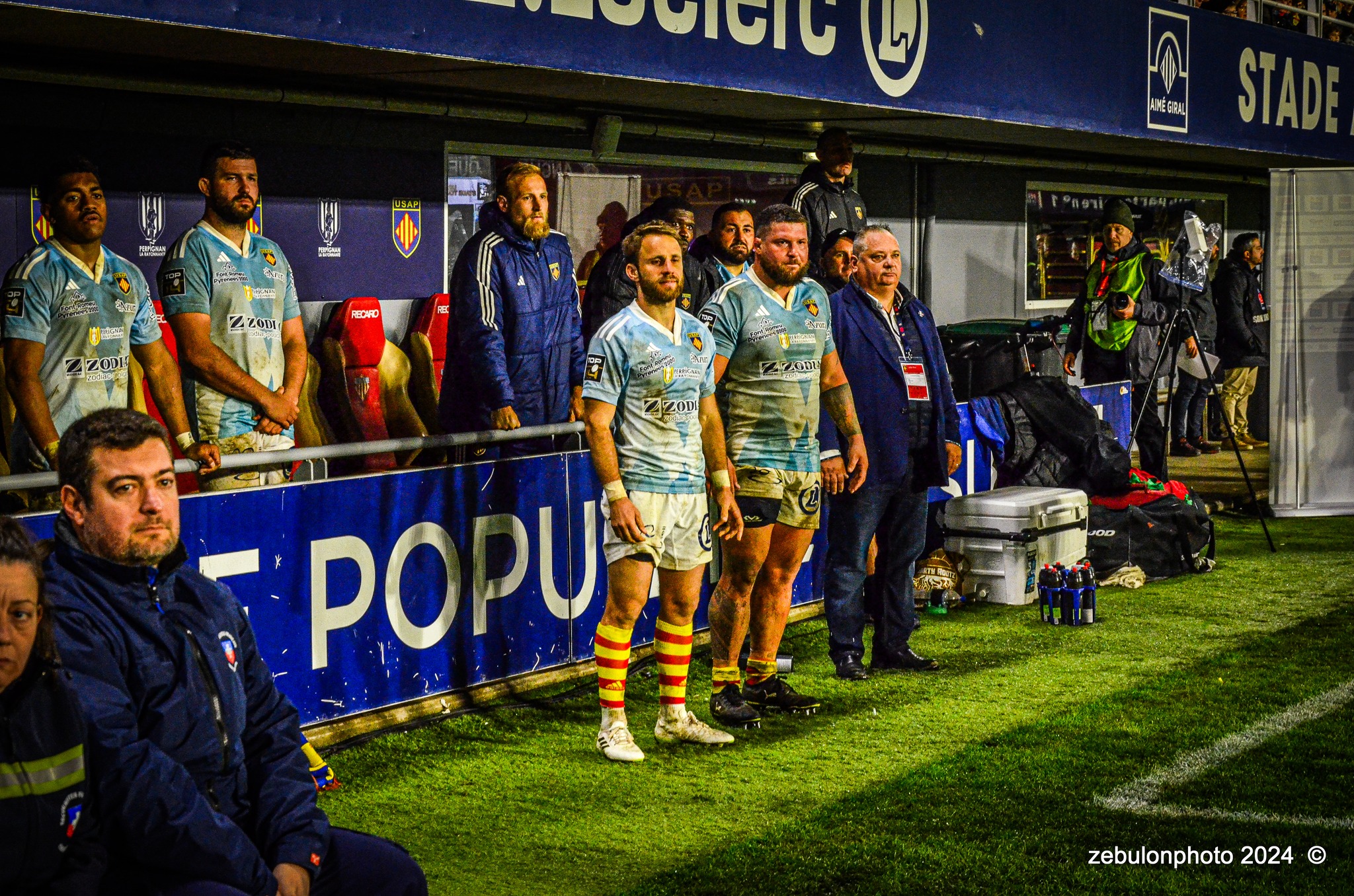  US Arlequins Perpignanais - RC Toulonnais - Rugby - TOP 14 - Perpignan (27) vs (17) RC Toulonnais (#TOP1424USAPRCT03) Photo by: Photo Zebulon | Siuxy Sports 2024-03-09