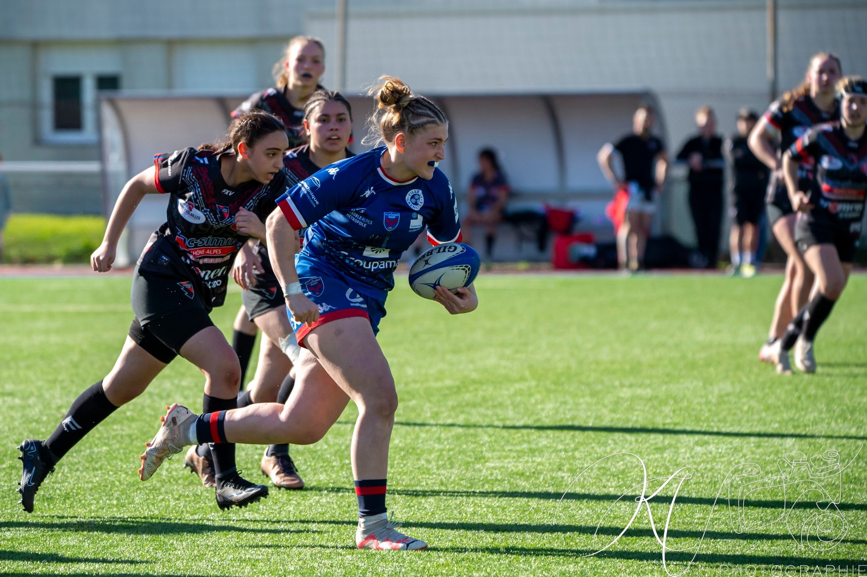  FC Grenoble Rugby - US Oyonnax Rugby - Rugby - 2024 U18 FCG AMAZONES vs US OYONNAX (#FFR24U18FCGUSO03) Photo by: Karine Valentin | Siuxy Sports 2024-03-16