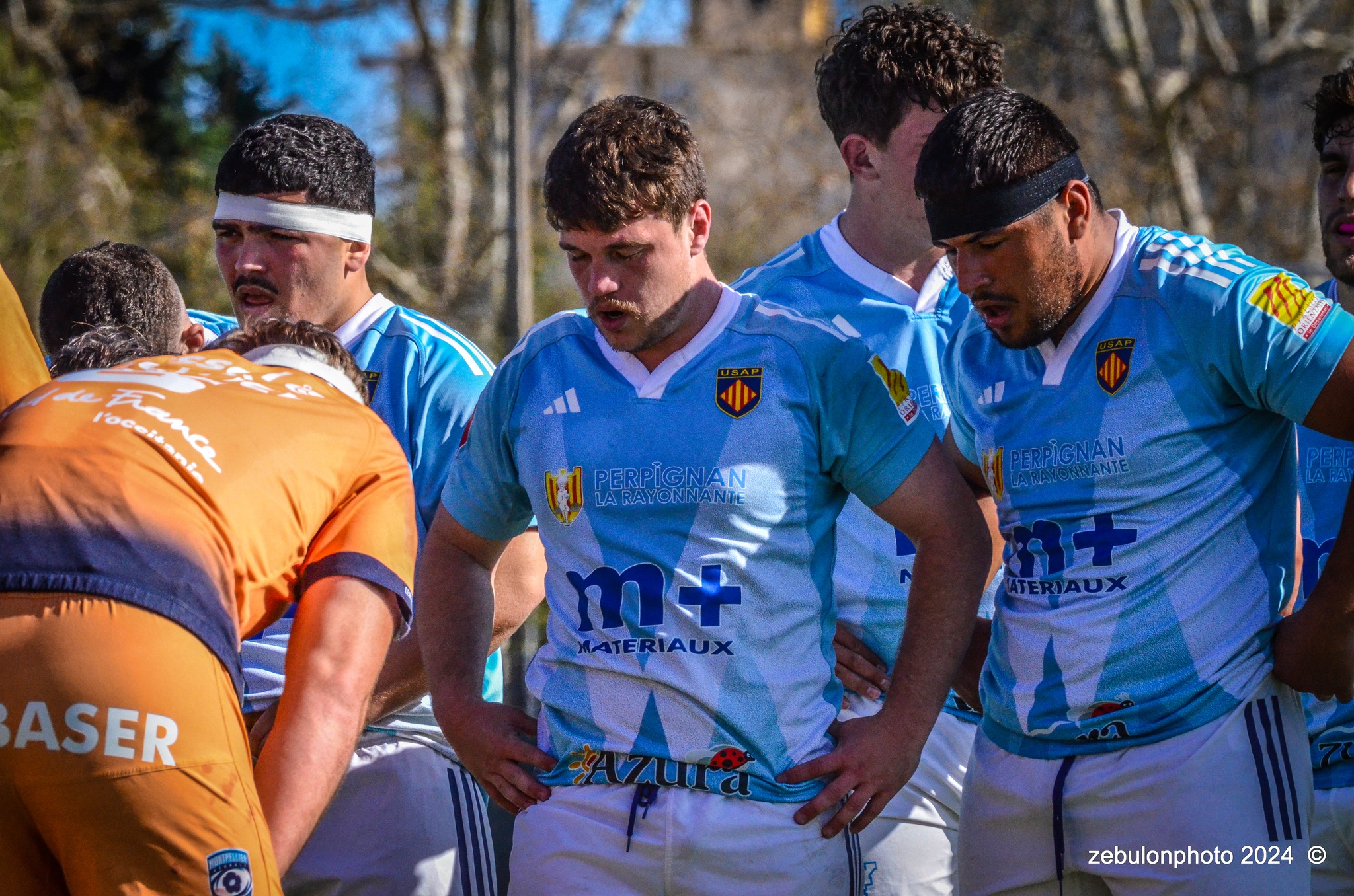 Montpellier Hérault Rugby - US Arlequins Perpignanais - Rugby - 2024 Espoirs - Montpellier (18) vs (7) Perpignan (#ESP24MHRUSAP03) Photo by: Photo Zebulon | Siuxy Sports 2024-03-16