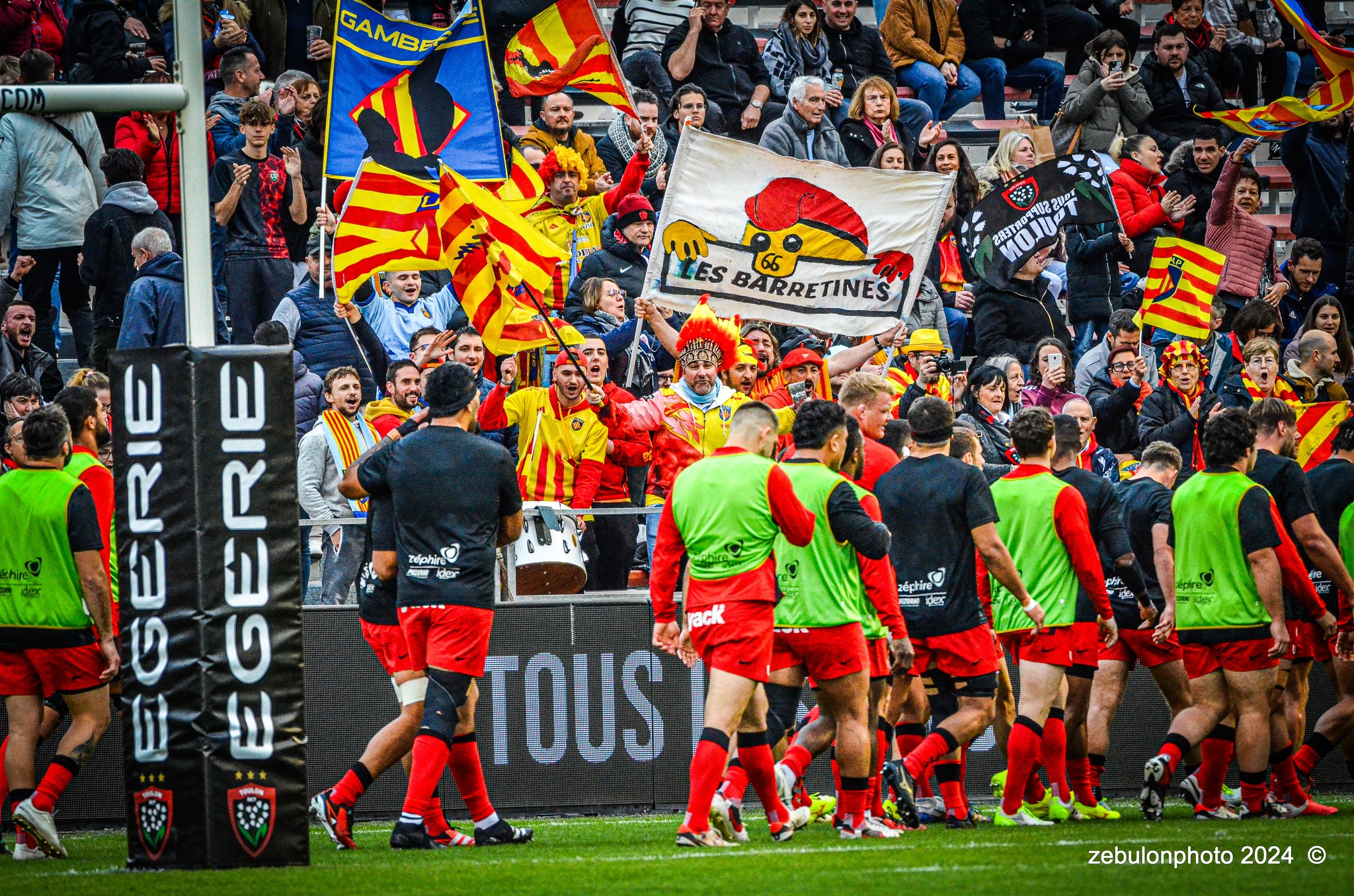  RC Toulonnais - US Arlequins Perpignanais - Rugby - TOP 14 - Toulon (44) vs (22) Perpignan (#TOP1424RCTUSAP03) Photo by: Photo Zebulon | Siuxy Sports 2024-03-02