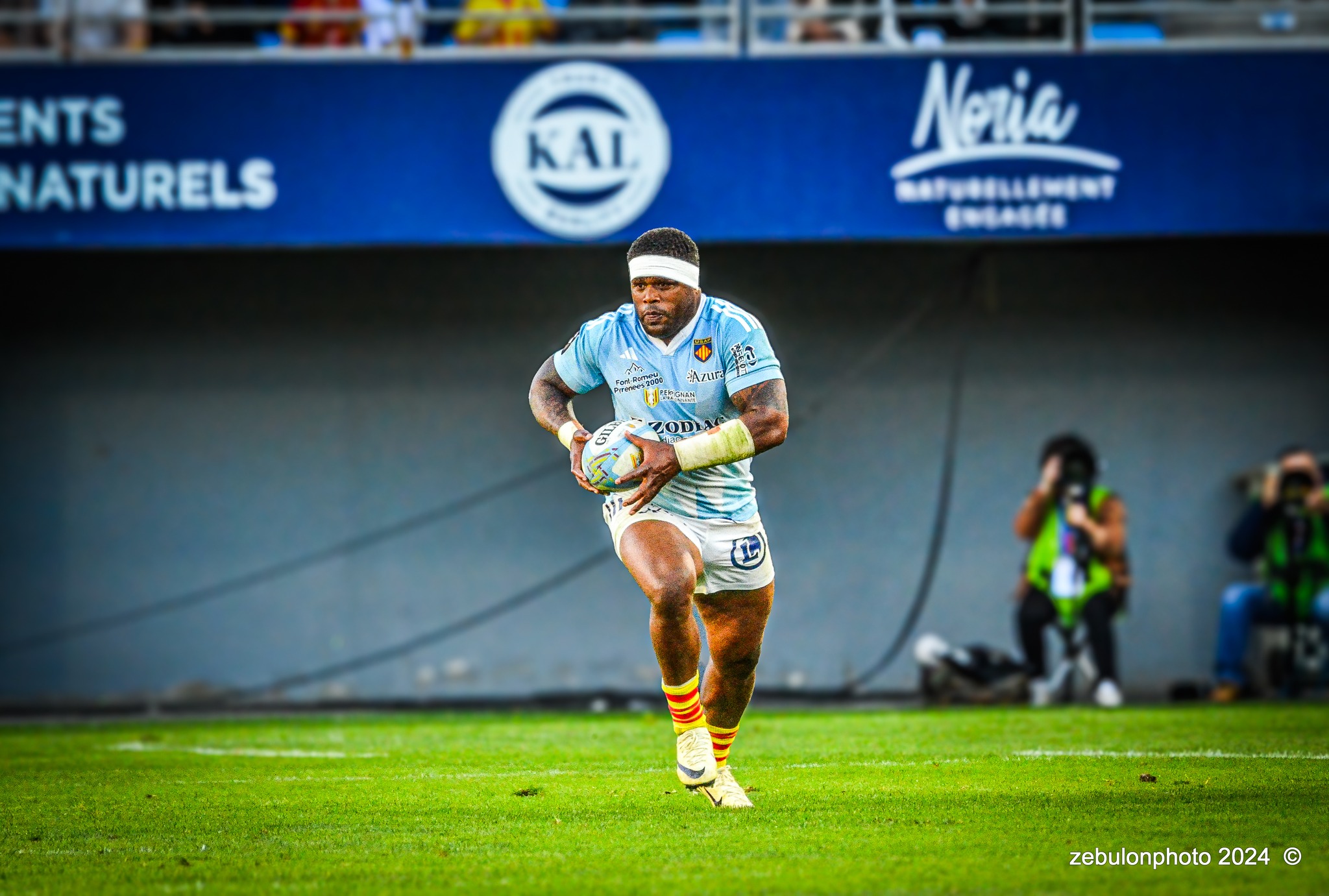  US Arlequins Perpignanais - Castres Olympique - Rugby - FFR 2024 - Top14 - USAP (43) vs (12) Castres  (#FFR24TOPPERCAS03) Photo by: Photo Zebulon | Siuxy Sports 2024-03-30