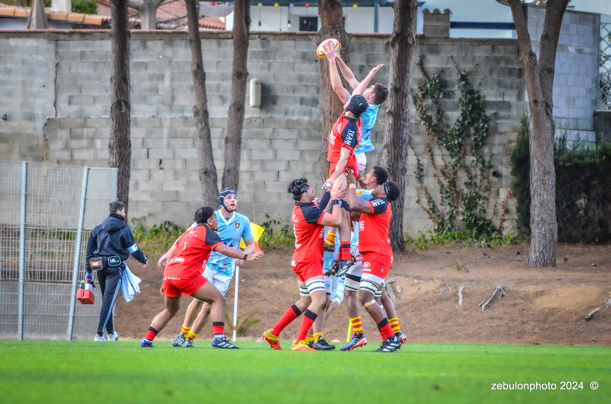  US Arlequins Perpignanais - RC Toulonnais - Rugby - Espoirs - USAP vs RCT (#ESP24USAPRCT02) Photo by: Photo Zebulon | Siuxy Sports 2024-02-10