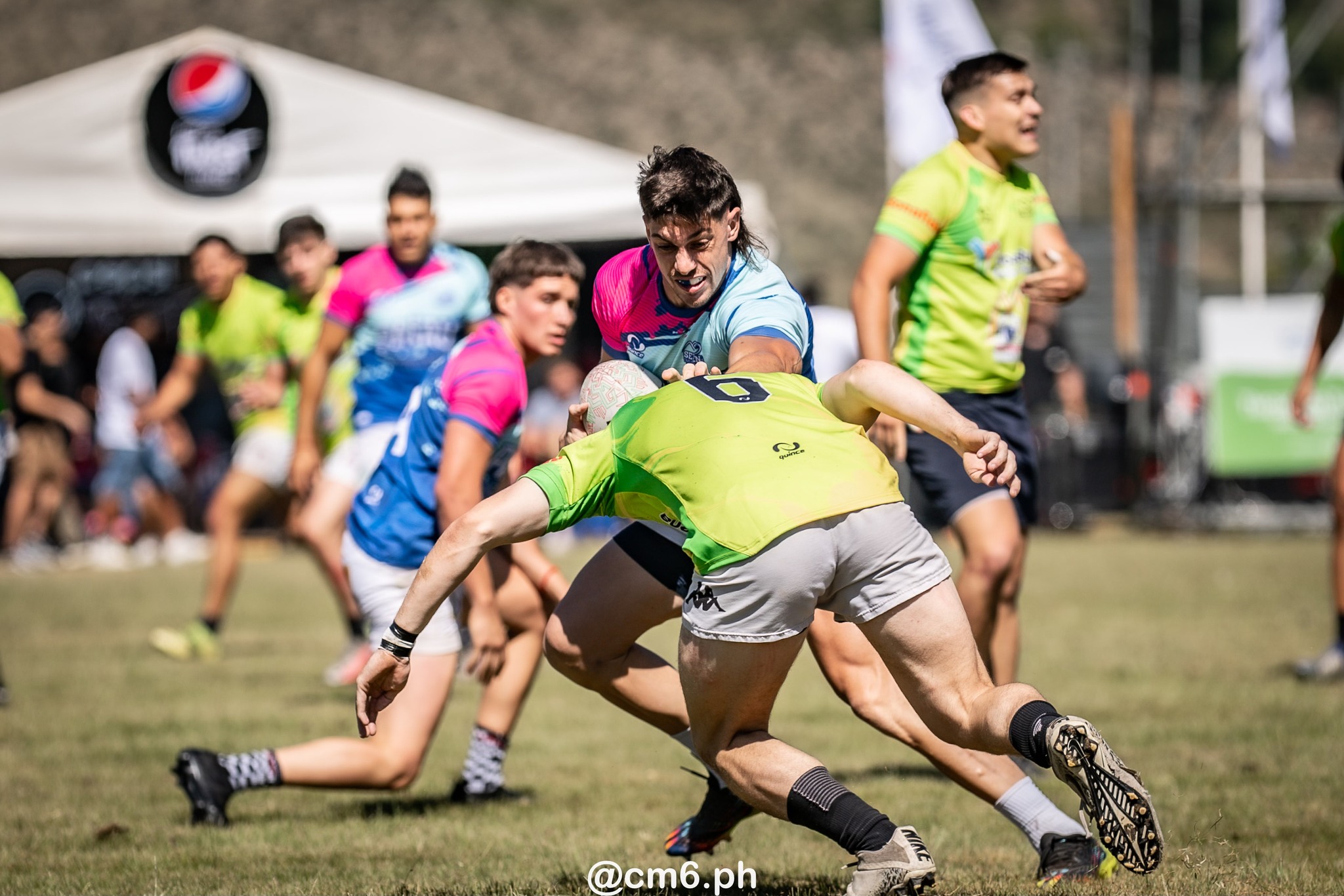  VII - Agua Palau - VII - Municipalidad de Yerba Buena McD - Rugby - Seven Tafi del Valle 2024 - Agua Palau vs Muni Yerba Buena McDonalds (#STDV24APAMUN) Photo by: Christian Mas | Siuxy Sports 2024-01-27