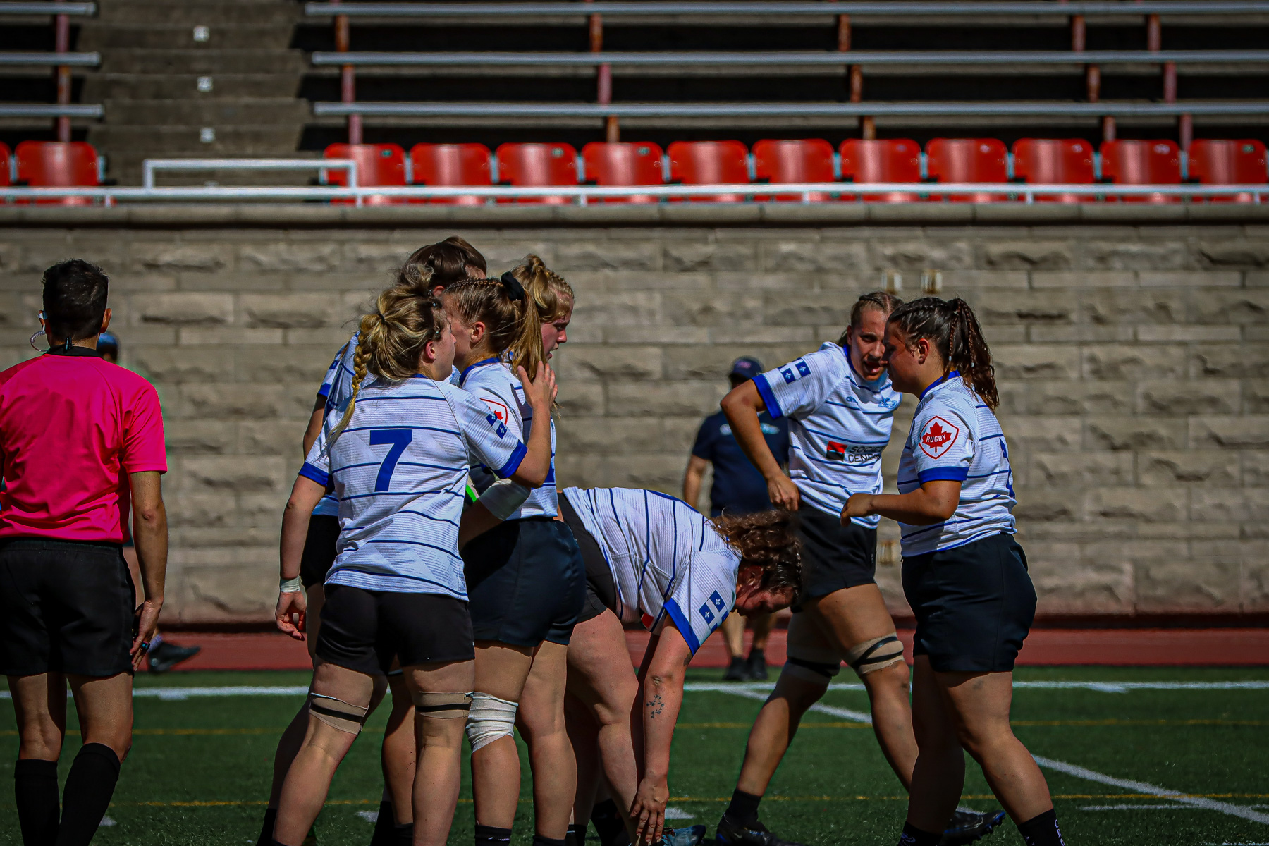  Équipe féminine - Rugby Québec - Ontario Blues (w) - Rugby - QORC-CROQ 2024 - FINALS - QUÉBEC EST (37) VS (13) ONTARIO EST - 1ST POSITION - Reel Mayarts (#QORC24QCEONE16) Photo by: Photo Mayarts | Siuxy Sports 2024-06-01