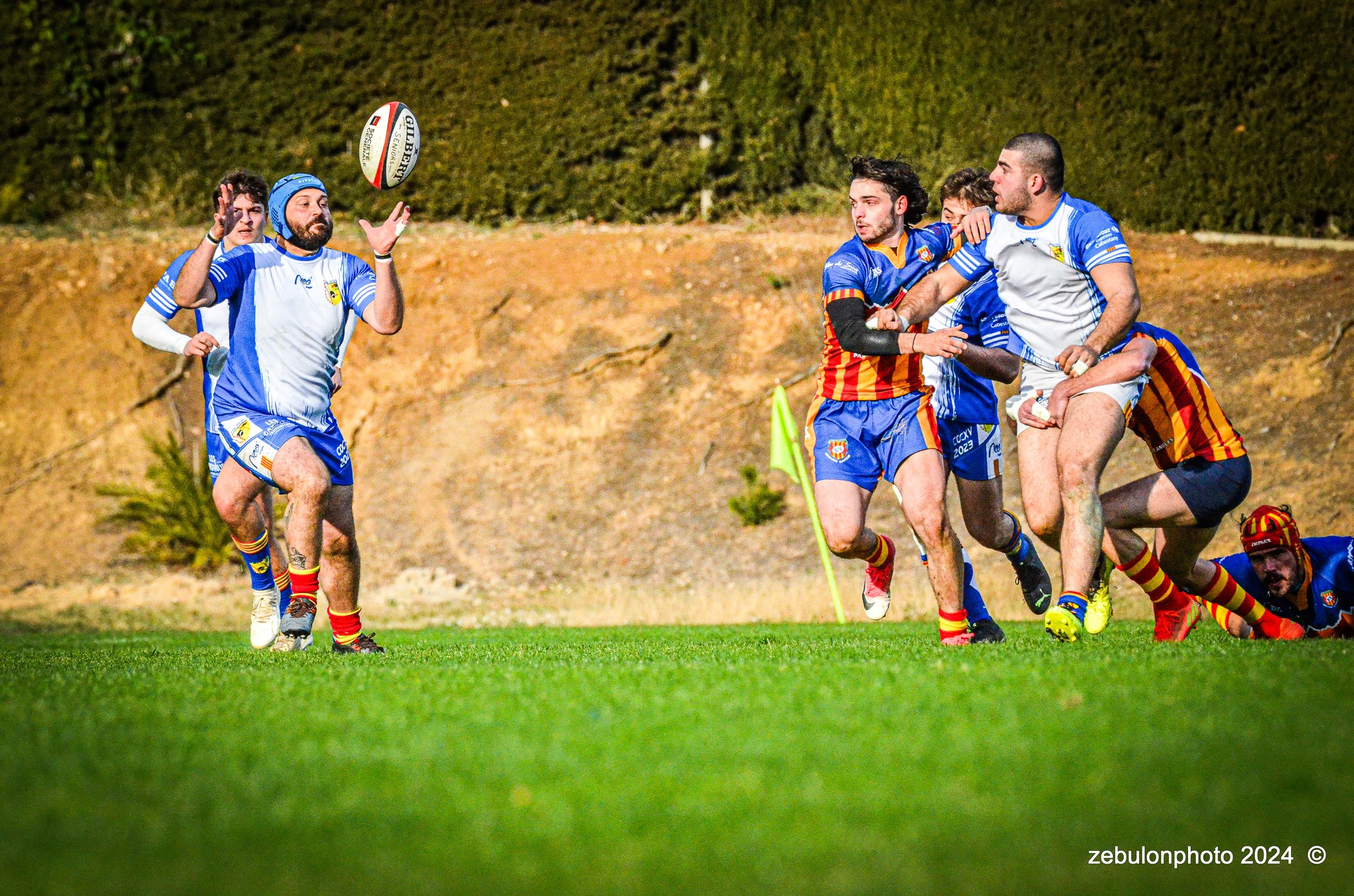  Cabestany Olympique XV - Rugby Athlétique Cerdagne Capcir - Rugby - Ligue Occitanie - Cabestany vs Cerdagne Capcir (#LO24CABRACC01) Photo by: Photo Zebulon | Siuxy Sports 2024-01-27
