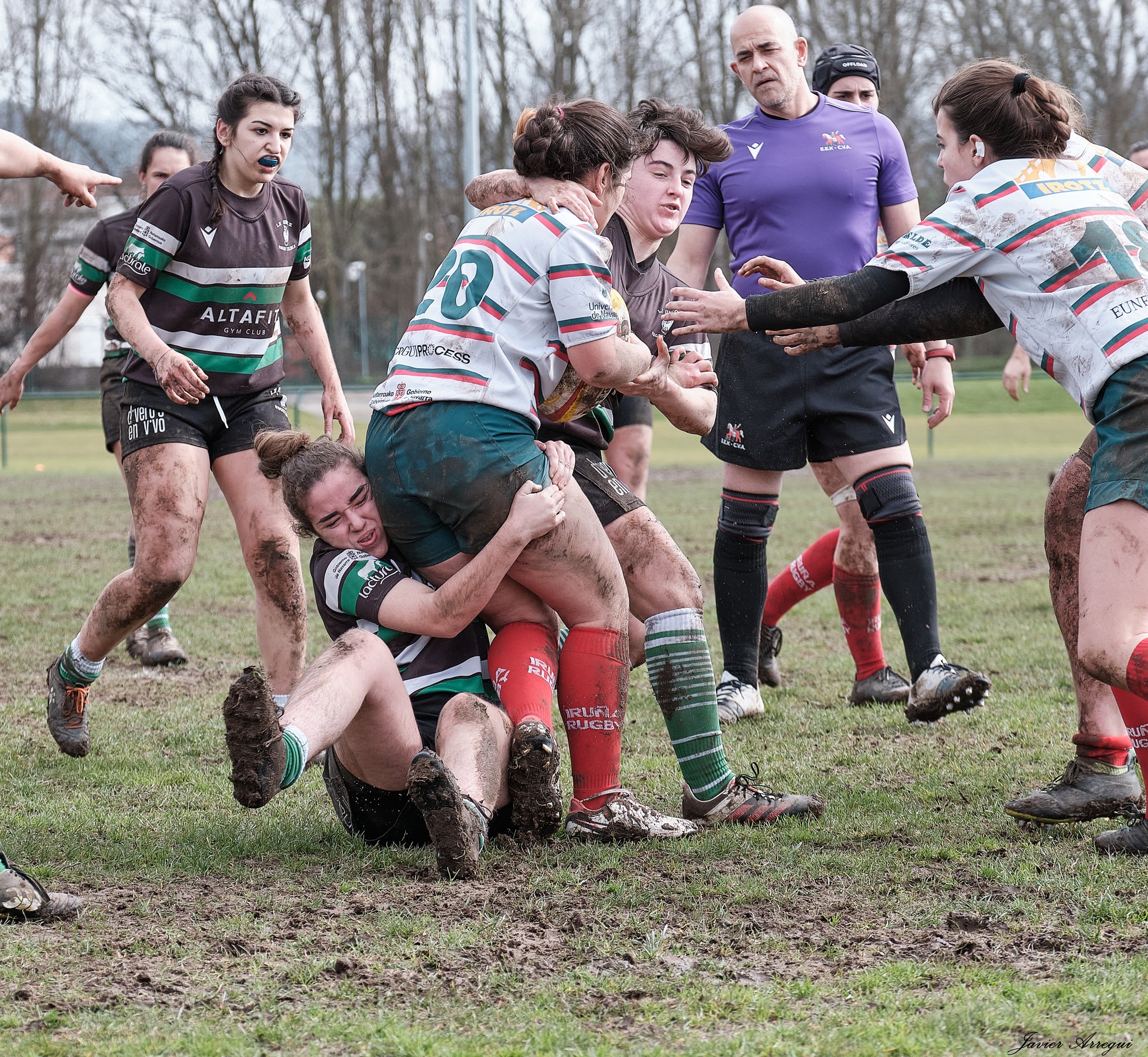  La Única Rugby Taldea - Iruña Rugby Club - Rugby - FER 2024 - La Unica RT vs Iruña Rugby Club - Neskak (#FER24UNIIRU02) Photo by: Javier Arregui | Siuxy Sports 2024-02-10