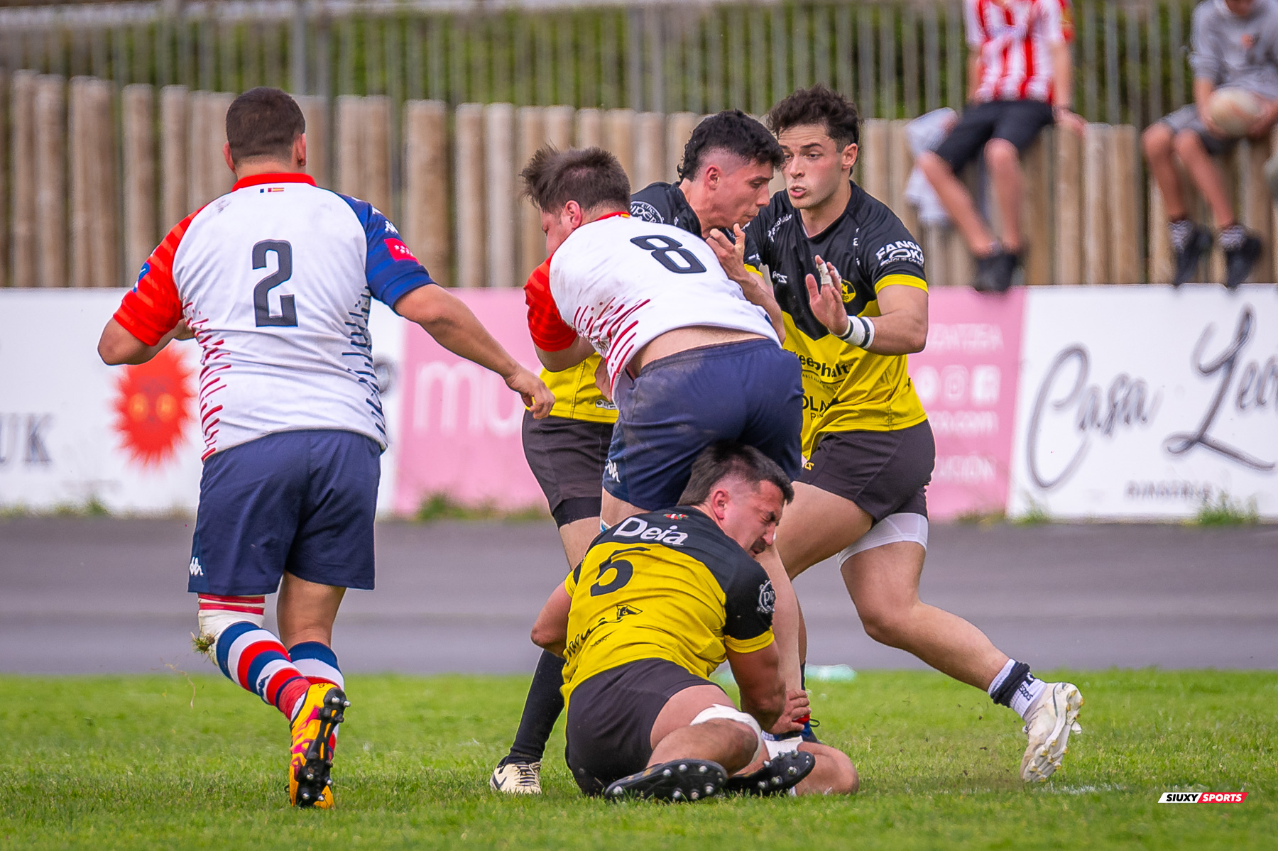 Jon AZKORRA MAIR - Peio CIRARDA ALBERDI -  Getxo Artea Rugby Taldea - Club de Rugby Liceo Francés - Rugby - FER 2024 - DHB - Getxo RT (38) vs (22) Liceo Frances (#FER24DGETLFR04) Photo by: Fredy Monfoto | Siuxy Sports 2024-04-06