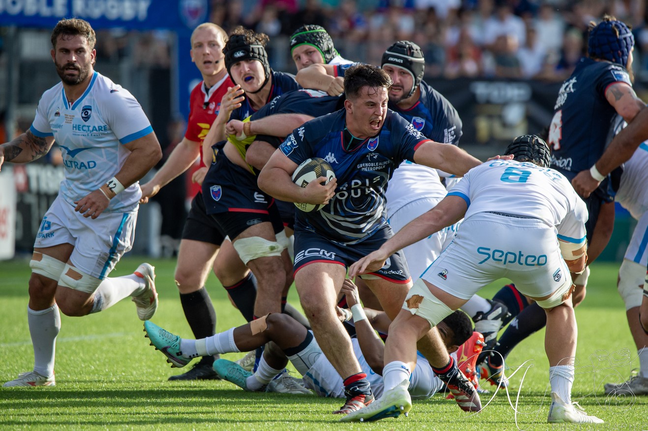  FC Grenoble Rugby - Montpellier Hérault Rugby - Rugby - FFR - 2024 - Access Match -  FC Grenoble (18) vs (20) Montpellier (#FFR24FCGMHR06) Photo by: Karine Valentin | Siuxy Sports 2024-06-16