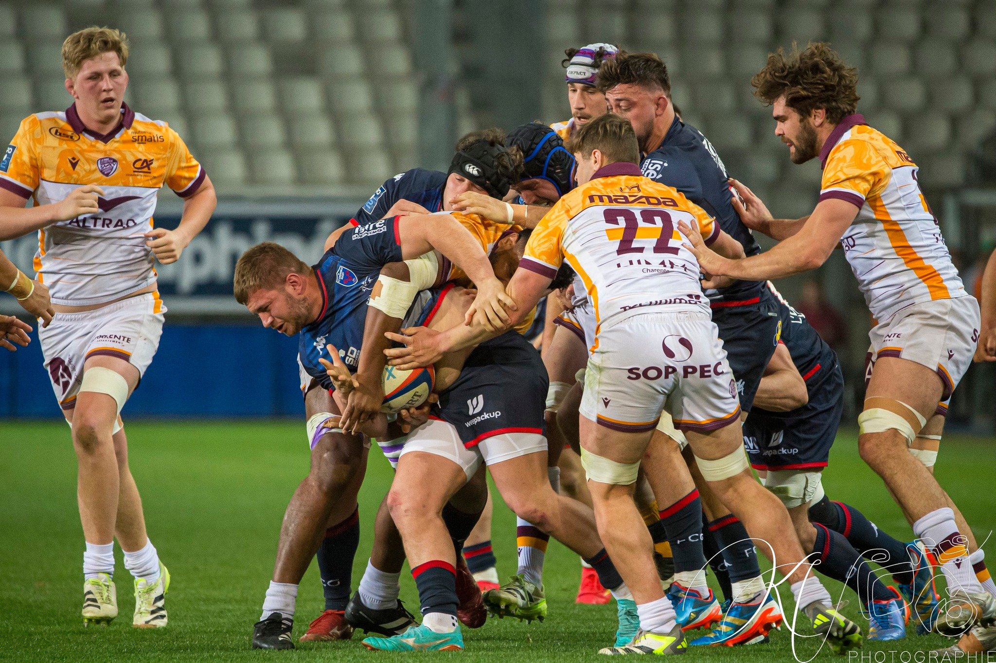  FC Grenoble Rugby - Soyaux Angoulême - Rugby - PRO D2 - FC Grenoble (21) vs (18) Soyaux Angouleme (#PD224FCGSAN03) Photo by: Karine Valentin | Siuxy Sports 2024-03-29