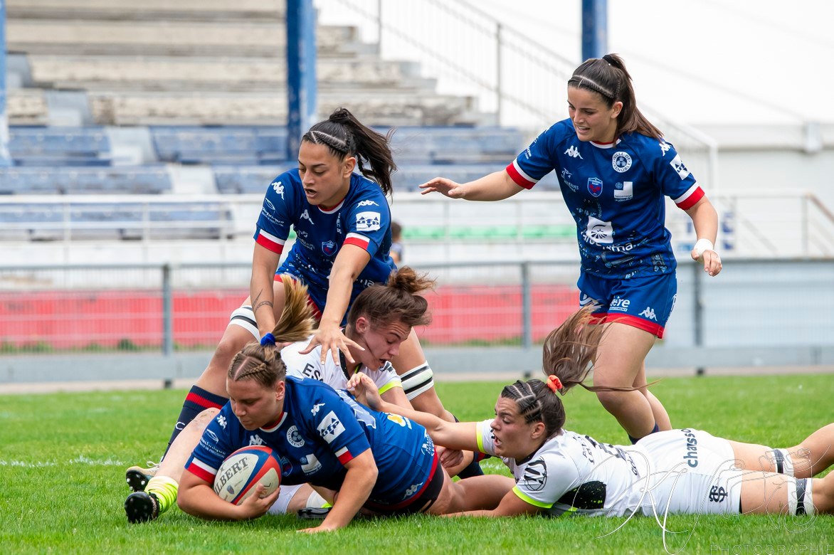  FC Grenoble Rugby - Stade Toulousain - Rugby - FFR 2024 Élite 1 F - FC Grenoble Amazones (23) vs (17) Stade Toulousain (#FFR24EL1FFCGST05) Photo by: Karine Valentin | Siuxy Sports 2024-05-12
