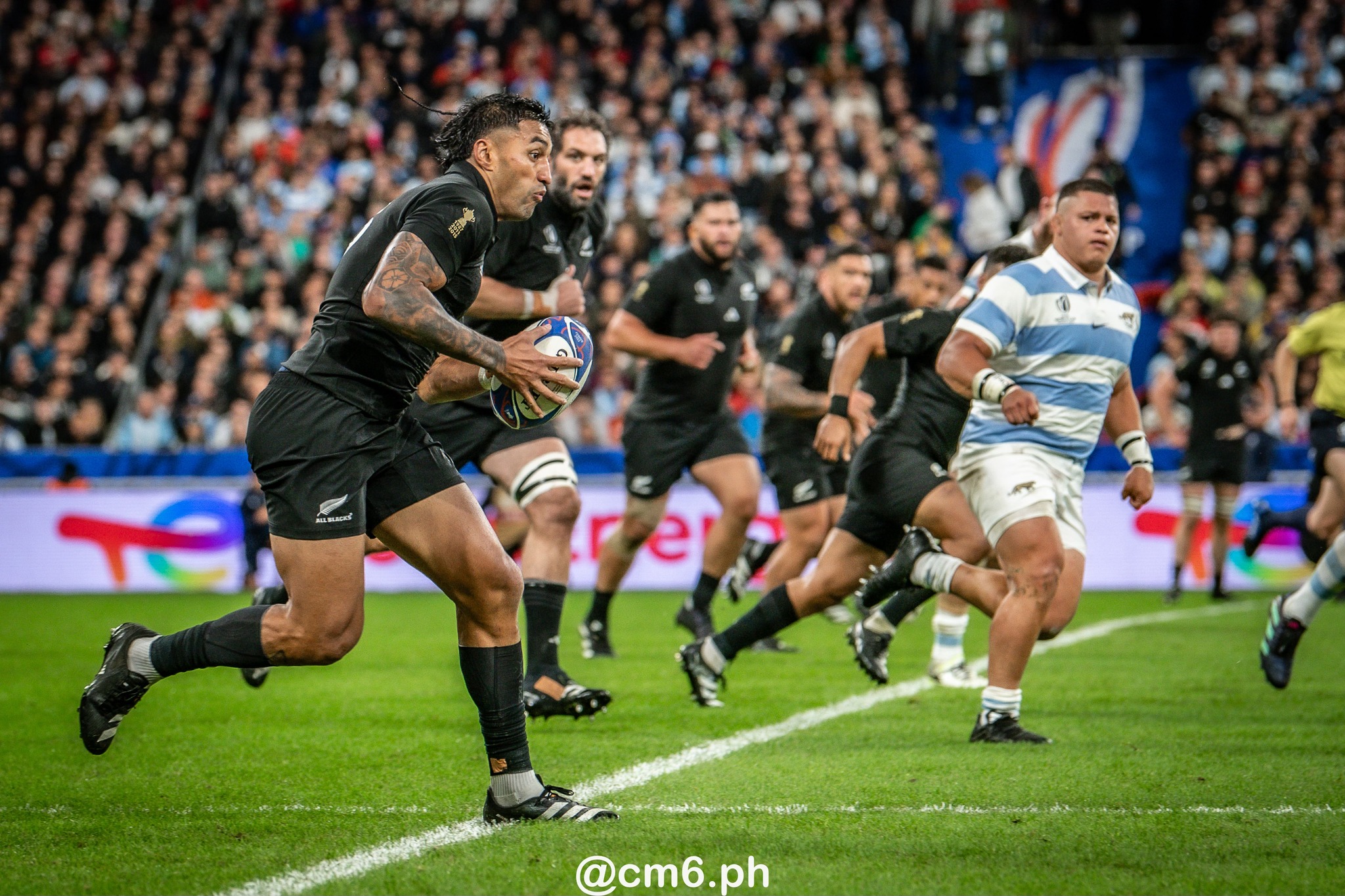  Selección Argentina de Rugby XV - New Zealand national rugby union team - Rugby - RWC 2023 - Semi final - Los Pumas (6) vs (44) All Blacks (#RWC23ARGNZL10) Photo by: Christian Mas | Siuxy Sports 2023-10-27