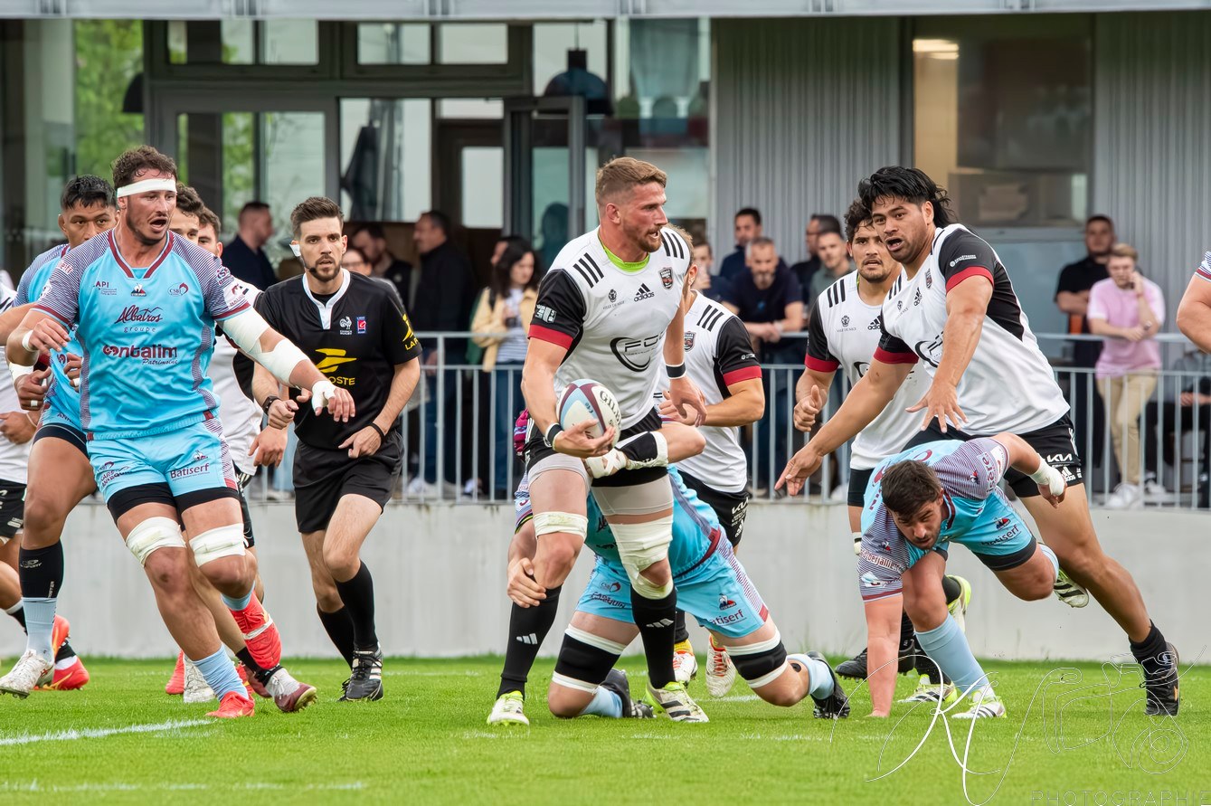  CS Bourgoin-Jallieu - Stade niçois - Rugby - FFR 2024 - National - CS Bourgoin-Jallieu (25) vs (23) Stade Niçois (#FFR24NATCSBJST04) Photo by: Karine Valentin | Siuxy Sports 2024-04-06