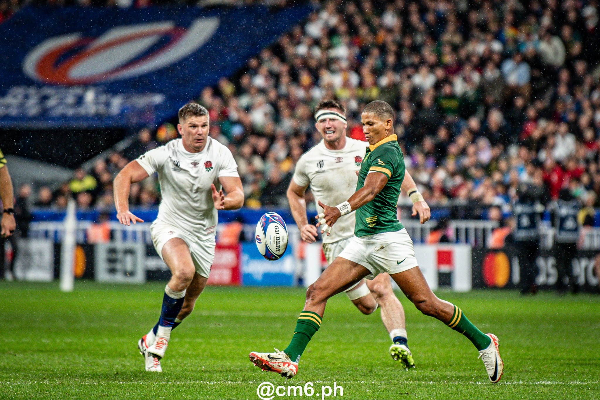  England national rugby union team - South Africa national rugby union team - Rugby - RWC 2023 - England (15) vs (16) South Africa (#RWC23ENGSAF10) Photo by: Christian Mas | Siuxy Sports 2023-10-21