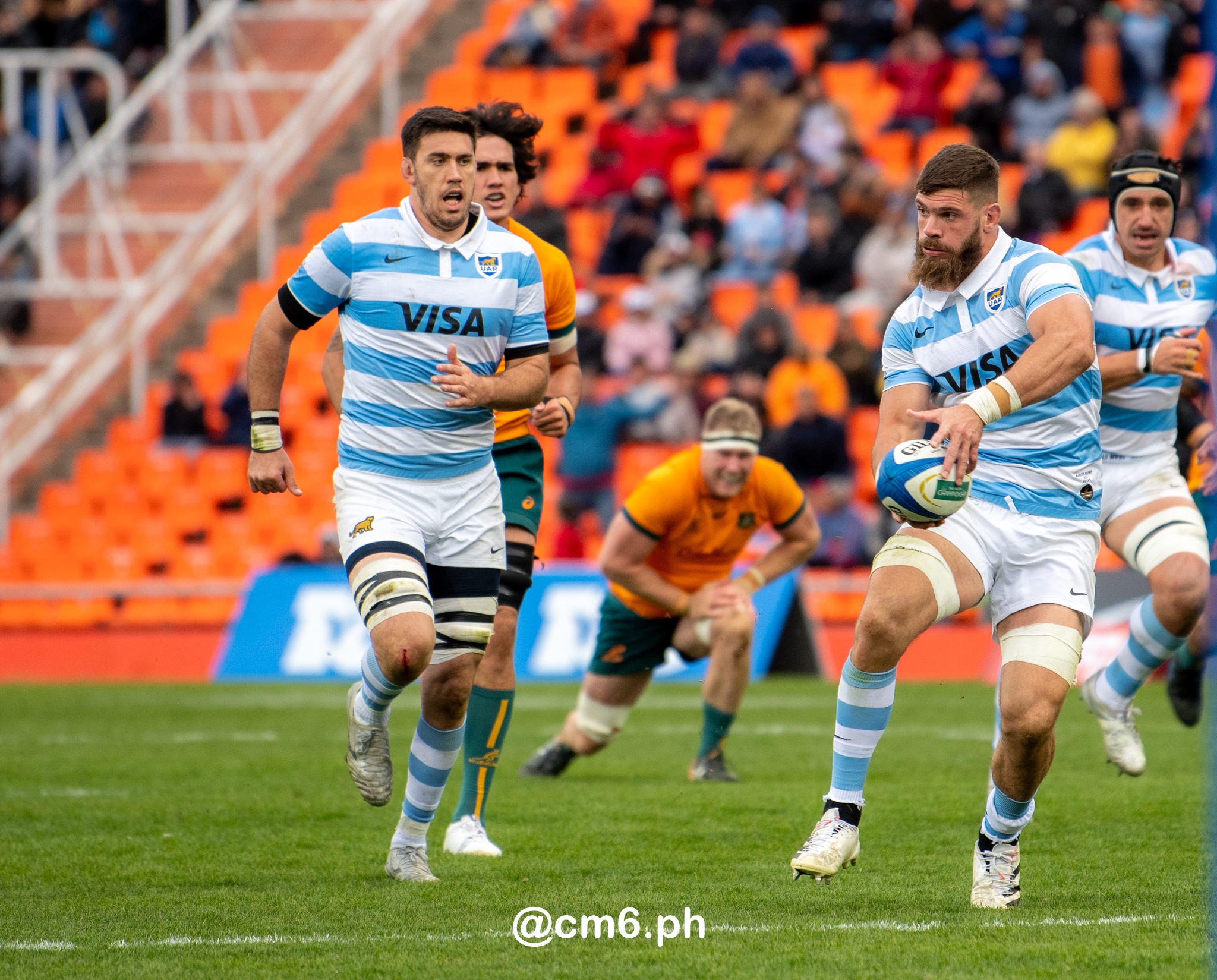  Selección Argentina de Rugby XV - Australia national rugby union team (M) - Rugby - Rugby Championship - Pumas (26) vs (41) Australia - Mendoza - Reel A (#RCH22ARGAUSa07) Photo by: Christian Mas | Siuxy Sports 2022-07-06