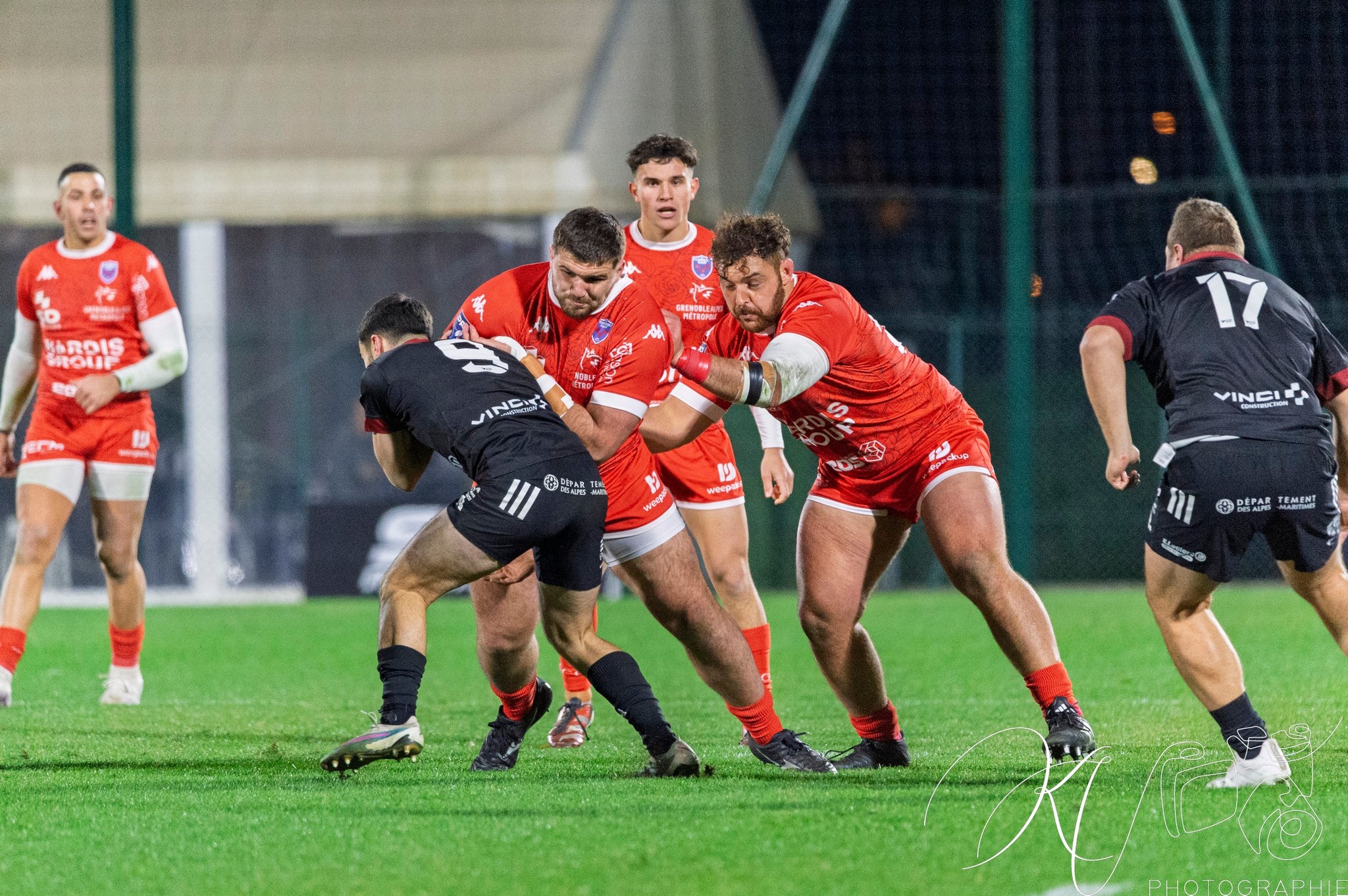 Max CLÉMENT -  Stade niçois - FC Grenoble Rugby - Rugby - FFR 2024 Fed2 - Stade Niçois (18) vs (49) Grenoble Rugby (#FFR24FsSTGFC12) Photo by: Karine Valentin | Siuxy Sports 2024-12-20