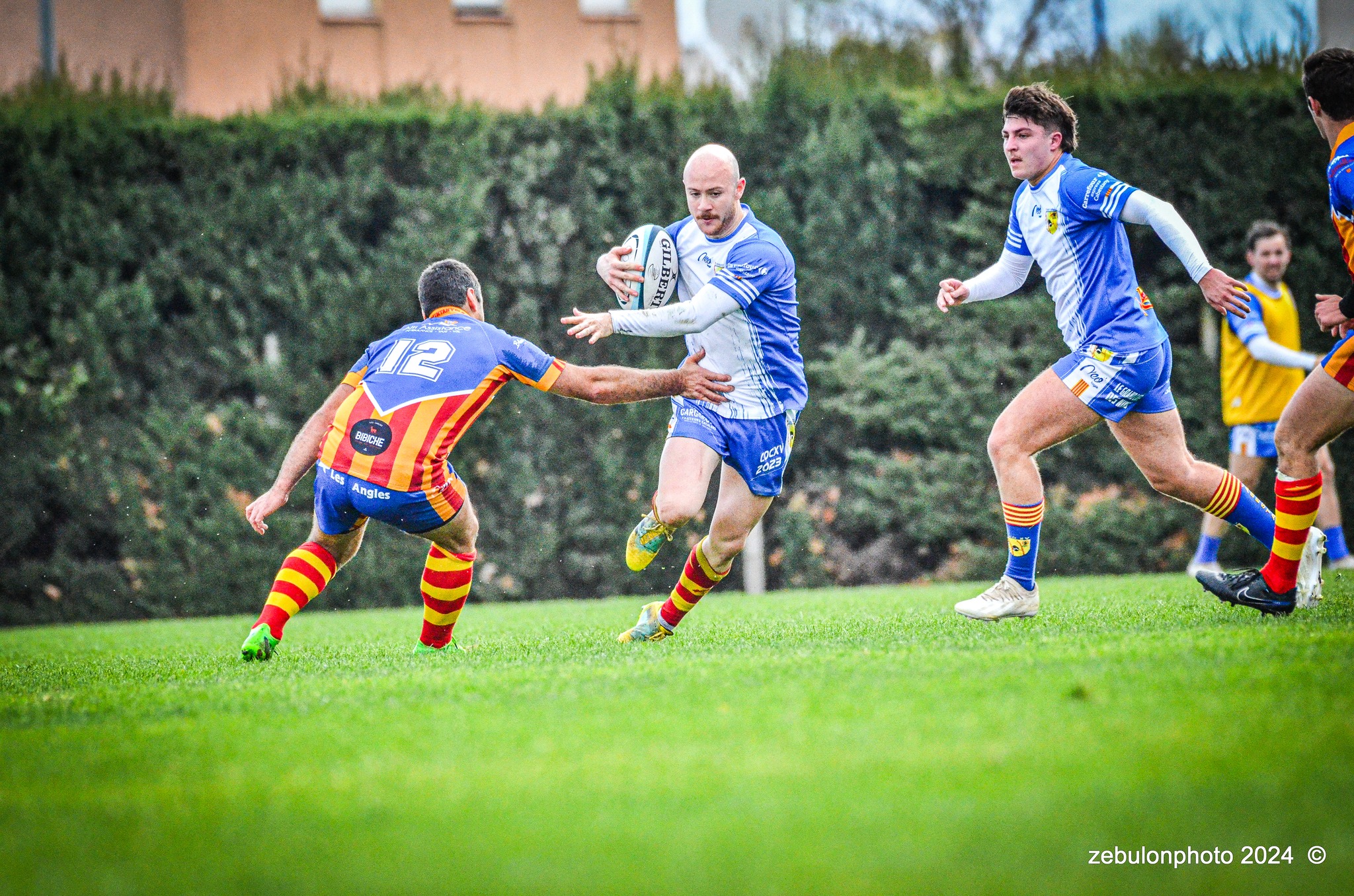  Cabestany Olympique XV - Rugby Athlétique Cerdagne Capcir - Rugby - Ligue Occitanie - Cabestany vs Cerdagne Capcir (#LO24CABRACC01) Photo by: Photo Zebulon | Siuxy Sports 2024-01-27