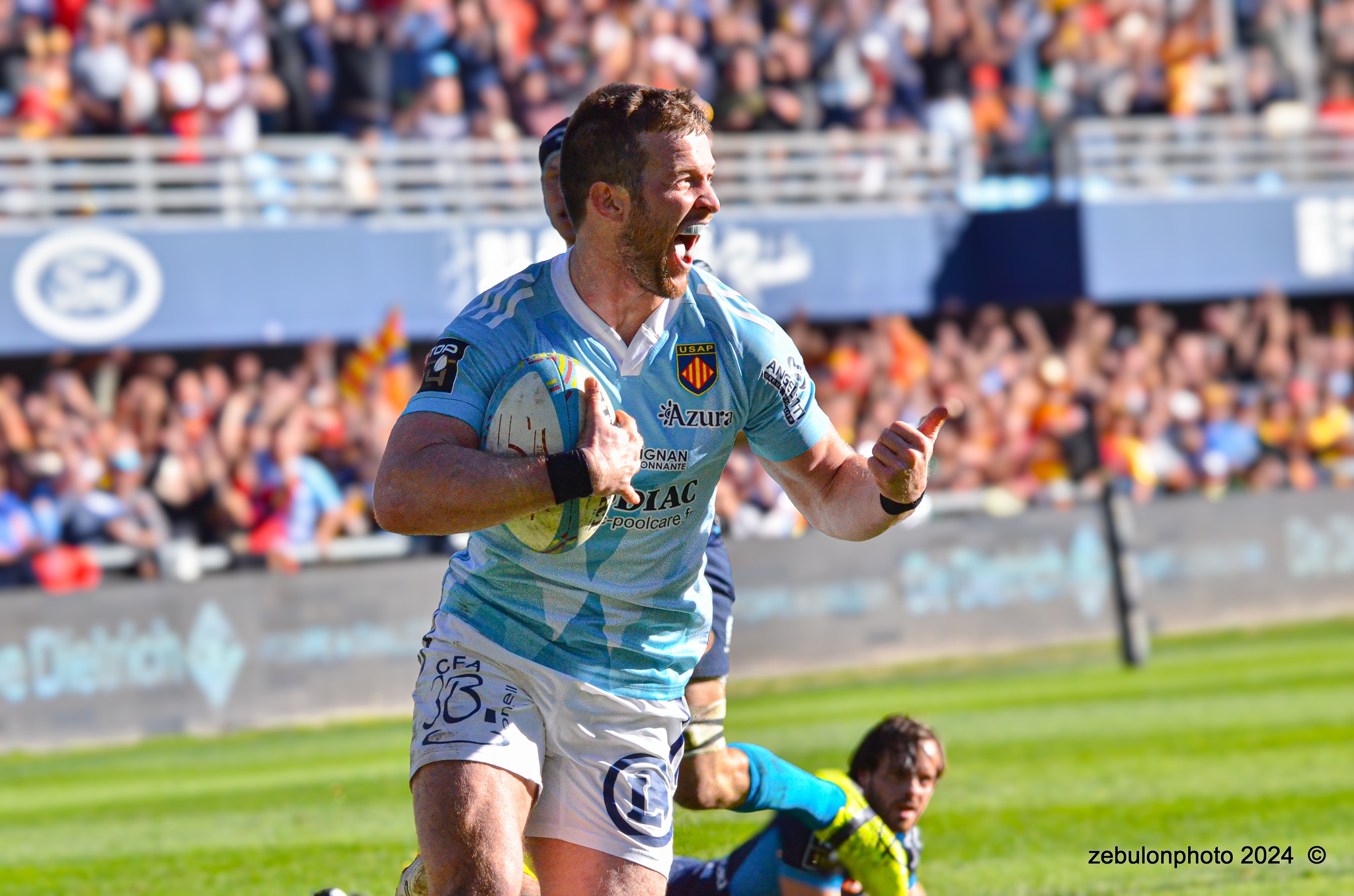  US Arlequins Perpignanais - Racing 92 - Rugby - TOP 14 - Perpignan (26) vs (5) Racing 92 (#TOP1424USAPR9202) Photo by: Photo Zebulon | Siuxy Sports 2024-02-03