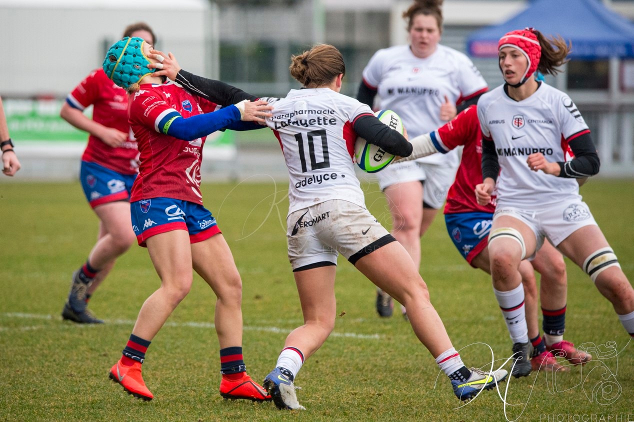  FC Grenoble Rugby - Stade Toulousain - Rugby - FFR 2024 - Élite 1 Fém - FC Grenoble (15) vs (15) Stade Toulousain RF (#FFR24E1FFCGST12) Photo by: Karine Valentin | Siuxy Sports 2024-12-07