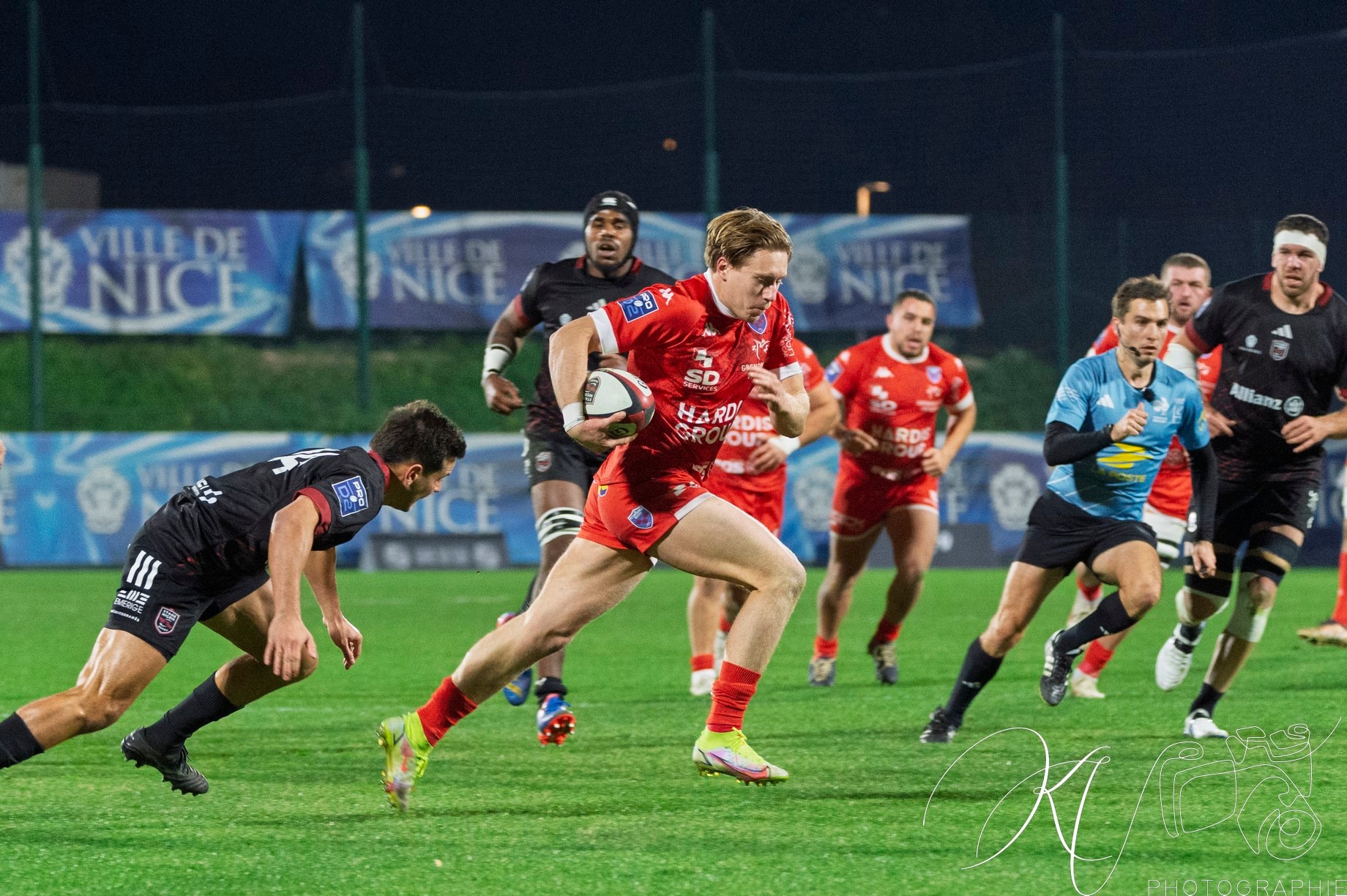  Stade niçois - FC Grenoble Rugby - Rugby - FFR 2024 Fed2 - Stade Niçois (18) vs (49) Grenoble Rugby (#FFR24FsSTGFC12) Photo by: Karine Valentin | Siuxy Sports 2024-12-20