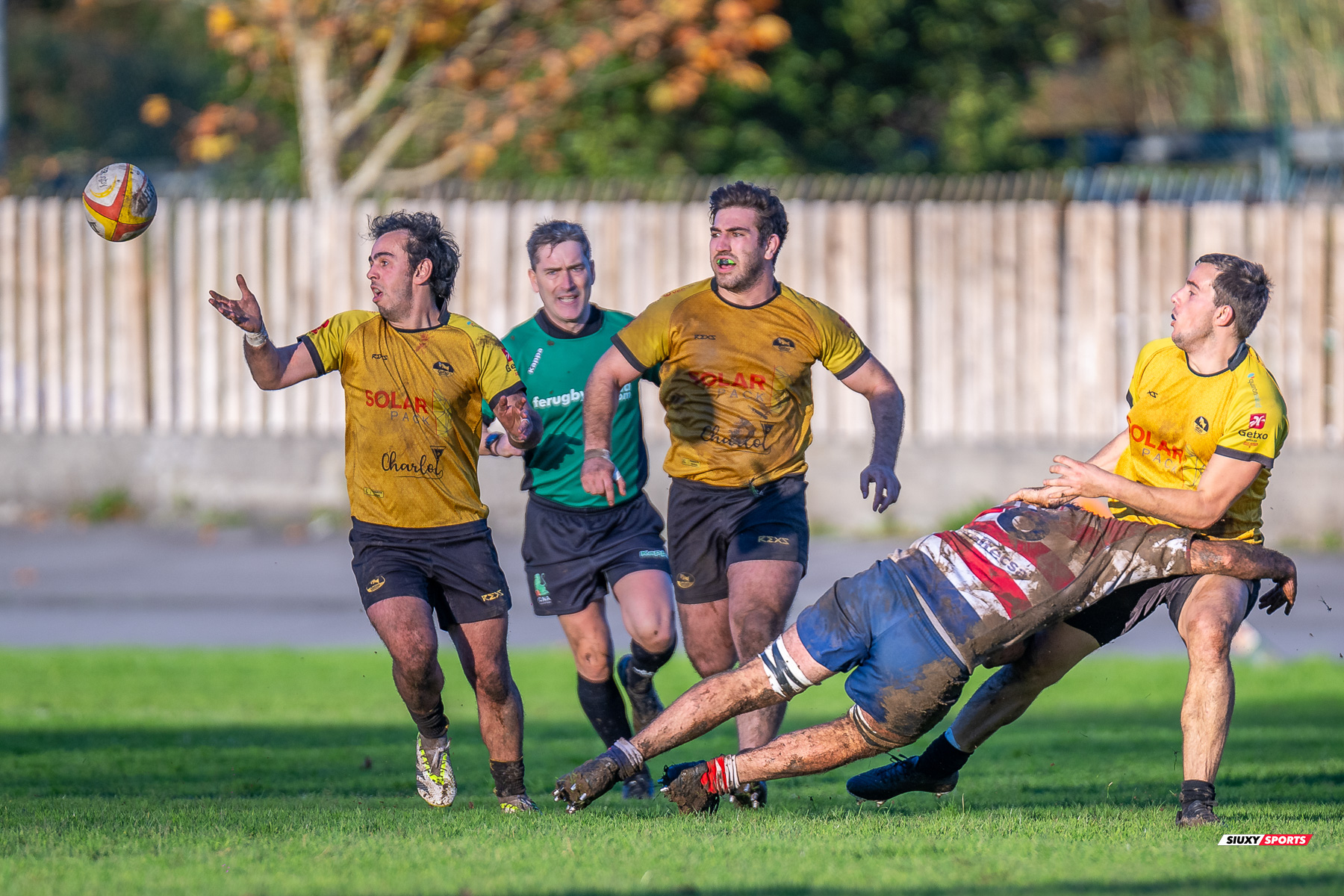 Gonzalo PEREZ AGRASAR - Luis Aitor ZUBELDIA ELZO -  Getxo Artea Rugby Taldea - Universitario Bilbao Rugby - Rugby - FER 2023 - DHB - Getxo Artea RT (19) vs (13) Universitario Bilbao Rugby (#FER23DHBGETUBR12) Photo by: Fredy Monfoto | Siuxy Sports 2023-12-16