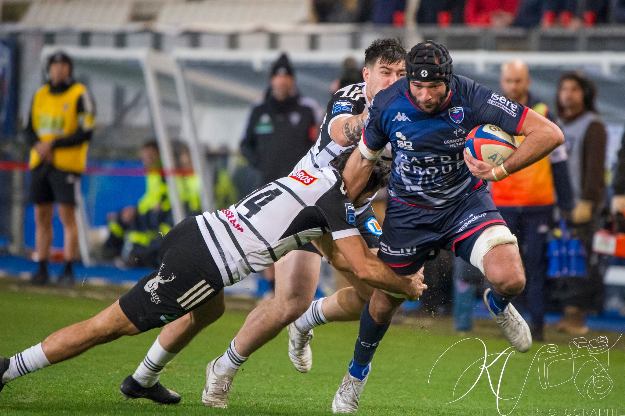 Steeve BLANC-MAPPAZ -  FC Grenoble Rugby - CA Brive - Rugby - Pro D2 - FC Grenoble (40) vs (29) CA Brive (#PD224FCGBRI02) Photo by: Karine Valentin | Siuxy Sports 2024-02-15