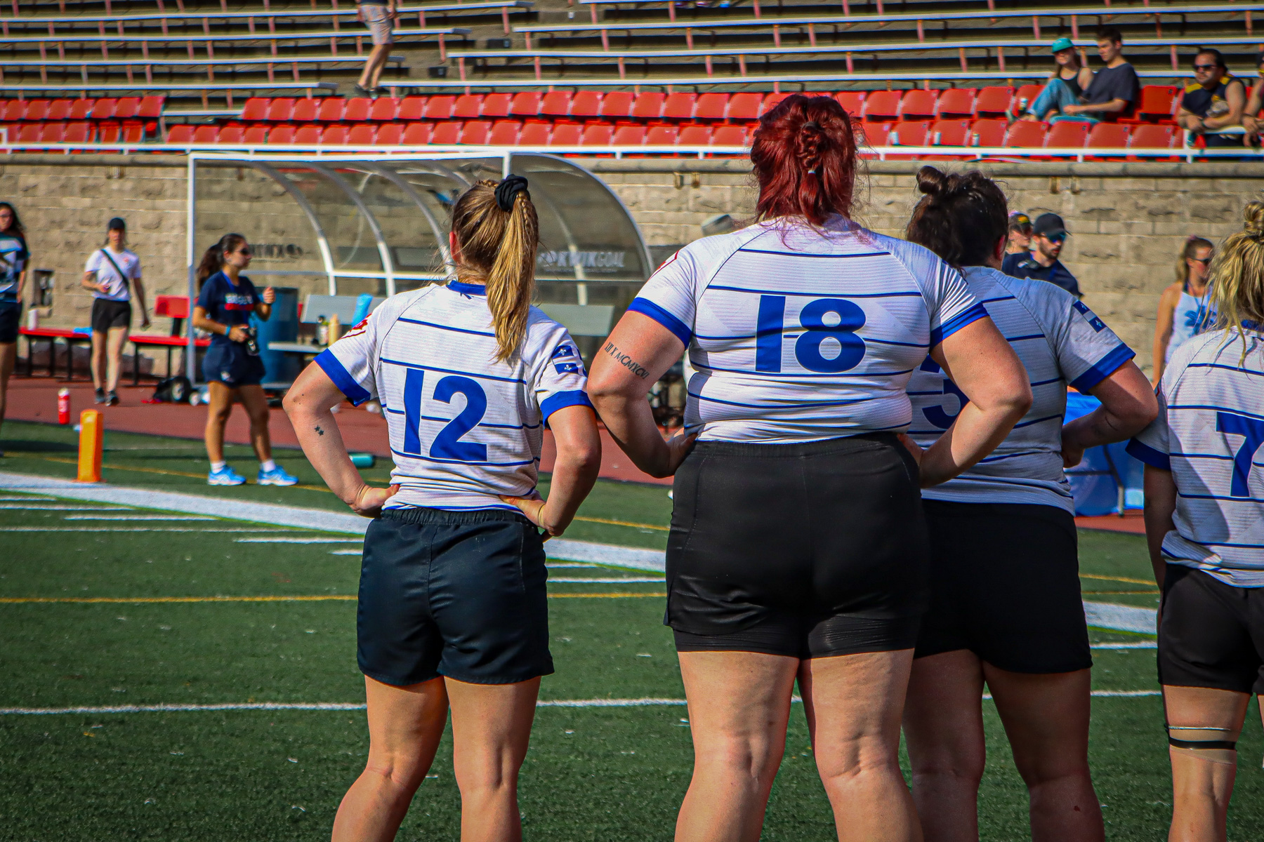  Équipe féminine - Rugby Québec - Ontario Blues (w) - Rugby - QORC-CROQ 2024 - FINALS - QUÉBEC EST (37) VS (13) ONTARIO EST - 1ST POSITION - Reel Mayarts (#QORC24QCEONE16) Photo by: Photo Mayarts | Siuxy Sports 2024-06-01