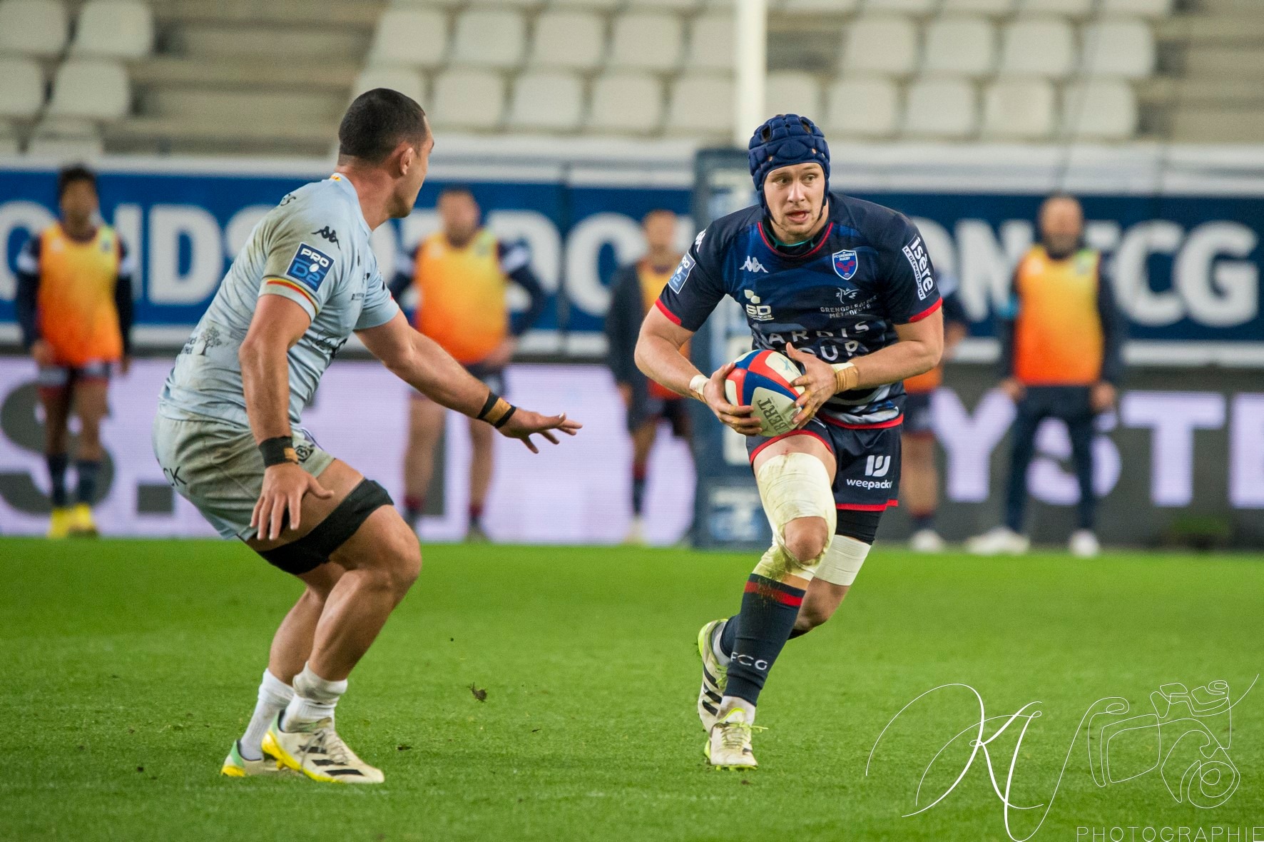 Antonin BERRUYER -  FC Grenoble Rugby - Provence - Rugby - PRO D2 - FC GRENOBLE (45) VS (10) Provence Rugby (#2024PROD1FCGPRR01) Photo by: Karine Valentin | Siuxy Sports 2024-01-04