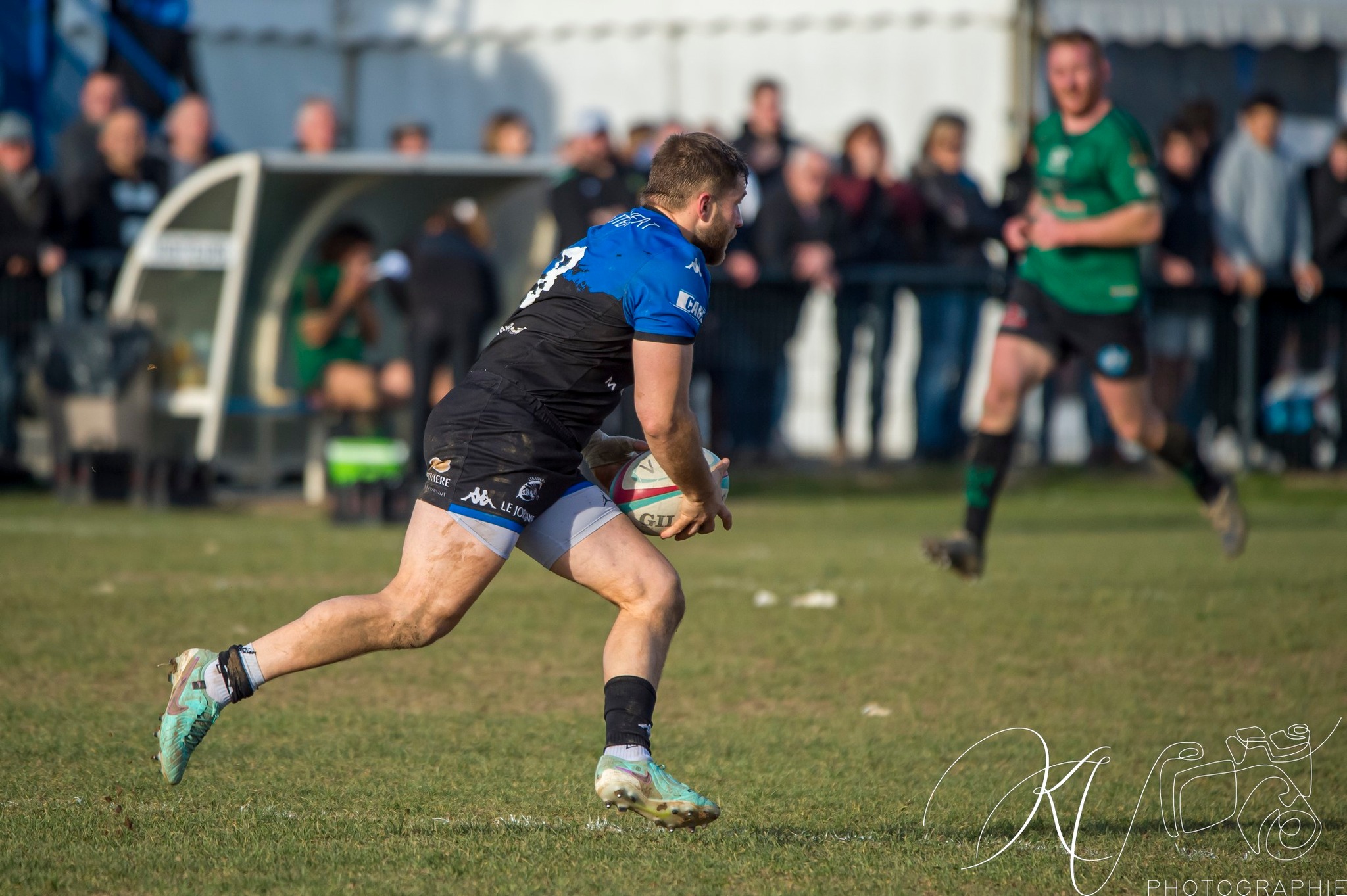  US Vinay - Rugby Club des Vallons de la Tour - Rugby - FED2 2024 - US Vinay (34) vs (25) RC des Vallons de la Tour (#FED224USVVDT01) Photo by: Karine Valentin | Siuxy Sports 2024-01-28