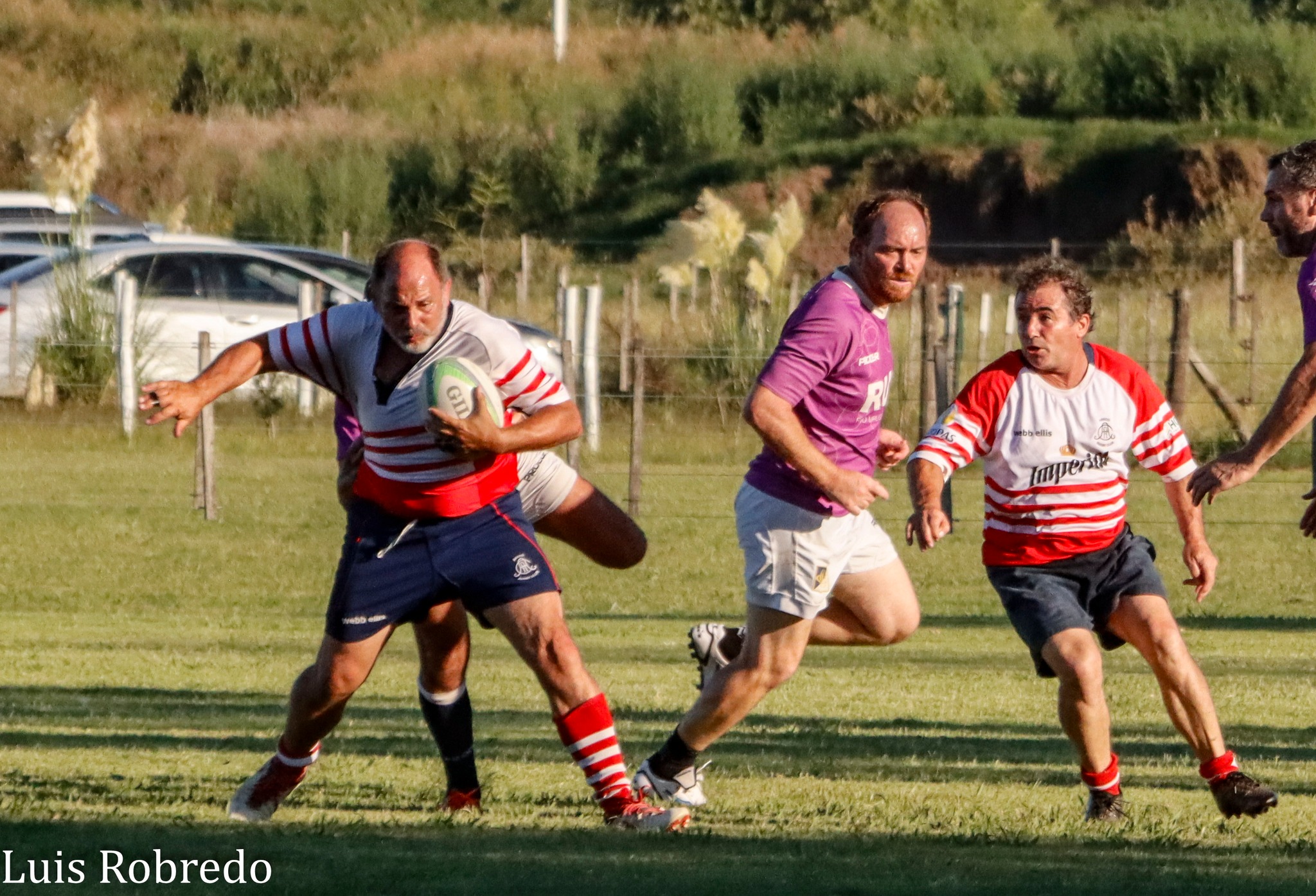  Areco Rugby Club - Club Champagnat - RugbyV - 6TO ENCUENTRO DE VETERANOS DEL ARECO RUGBY CLUB - Areco vs Champagnat (#2024ENCVETARCCHA03) Photo by: Luis Robredo | Siuxy Sports 2024-03-09