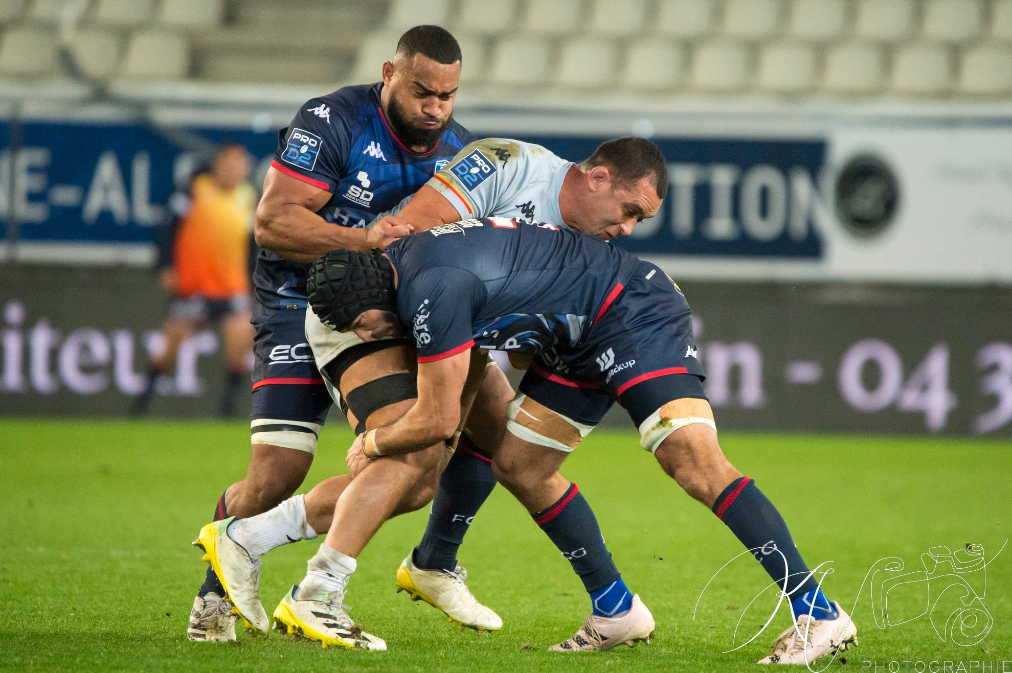 Pio MUARUA -  FC Grenoble Rugby - Provence - Rugby - PRO D2 - FC GRENOBLE (45) VS (10) Provence Rugby (#2024PROD1FCGPRR01) Photo by: Karine Valentin | Siuxy Sports 2024-01-04