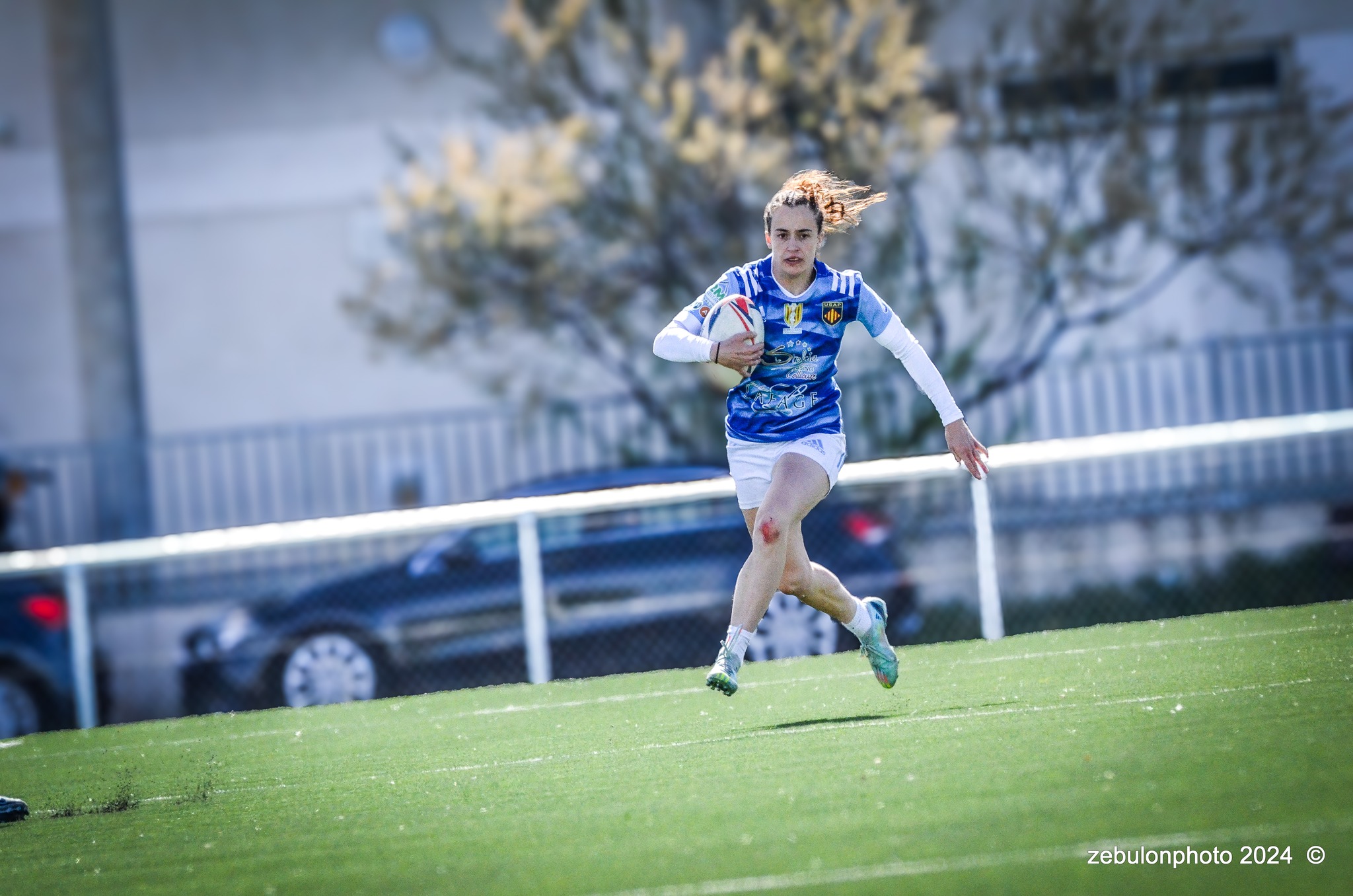  US Arlequins Perpignanais - RC Toulonnais - Rugby - FFR 2024 - Fed 2 Fém - USAP XV (5) vs (10) Toulon    (#FFR24F2FPERTOU03) Photo by: Photo Zebulon | Siuxy Sports 2024-03-31