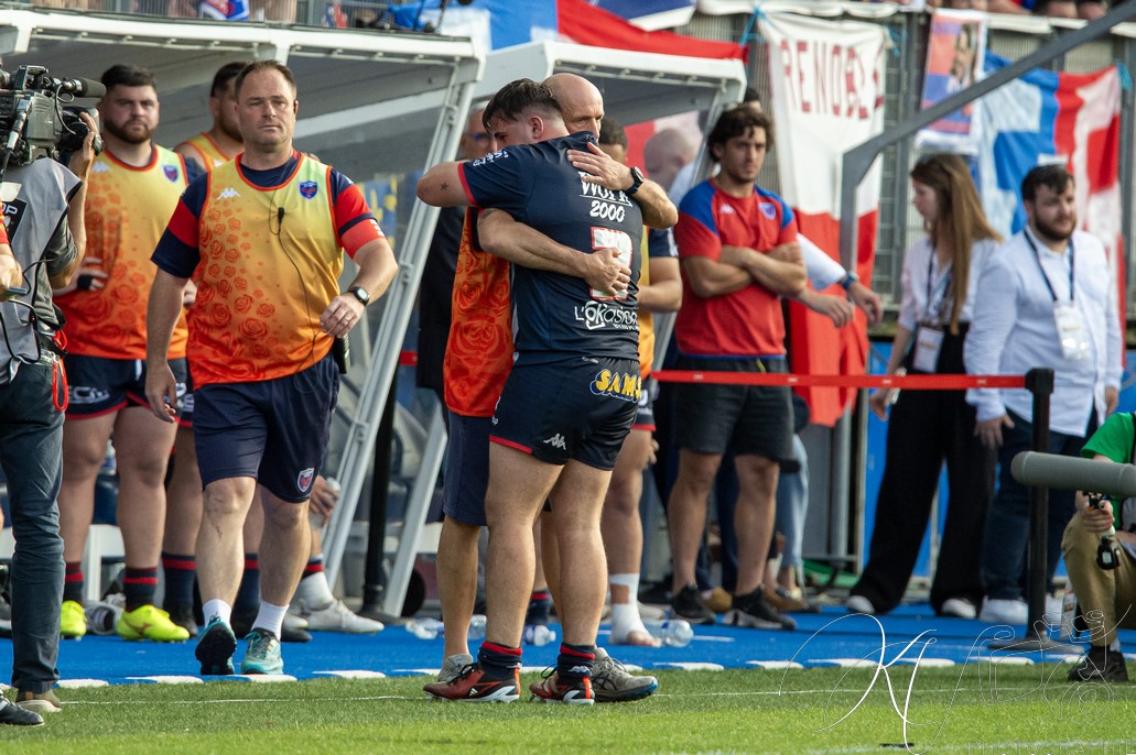  FC Grenoble Rugby - Montpellier Hérault Rugby - Rugby - FFR - 2024 - Access Match -  FC Grenoble (18) vs (20) Montpellier (#FFR24FCGMHR06) Photo by: Karine Valentin | Siuxy Sports 2024-06-16