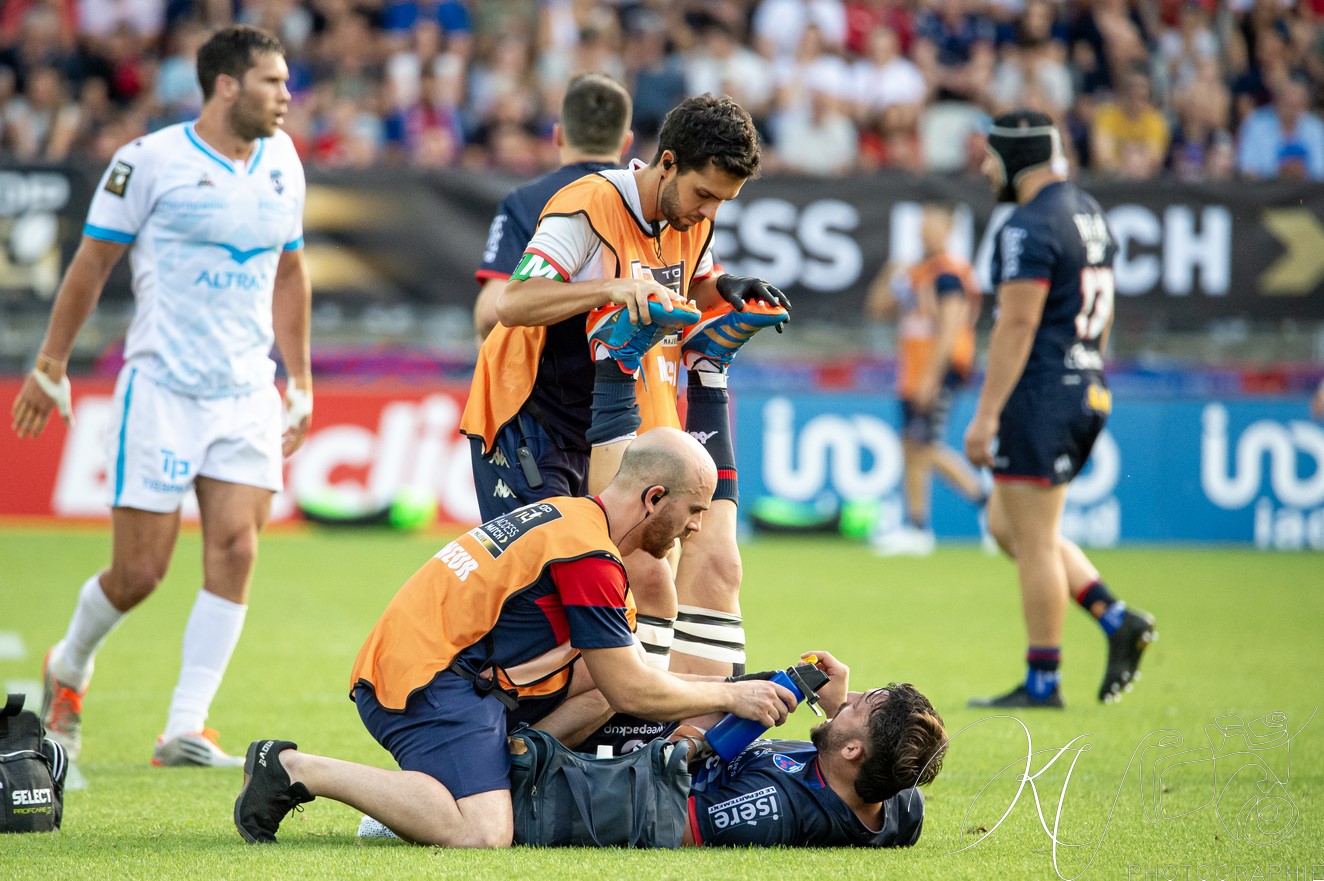  FC Grenoble Rugby - Montpellier Hérault Rugby - Rugby - FFR - 2024 - Access Match -  FC Grenoble (18) vs (20) Montpellier (#FFR24FCGMHR06) Photo by: Karine Valentin | Siuxy Sports 2024-06-16