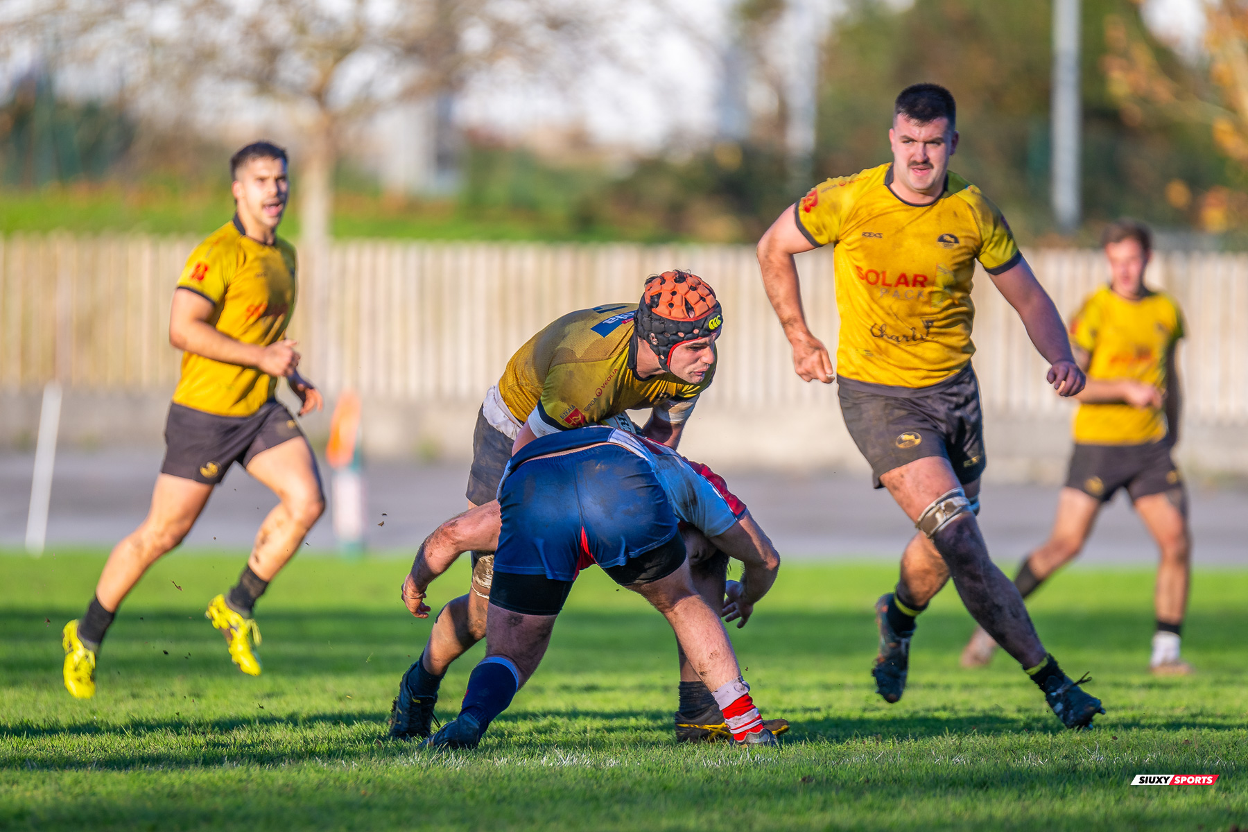 Mattew Edward BROADBENT - Juan Cruz RODRIGUEZ HERRERA -  Getxo Artea Rugby Taldea - Universitario Bilbao Rugby - Rugby - FER 2023 - DHB - Getxo Artea RT (19) vs (13) Universitario Bilbao Rugby (#FER23DHBGETUBR12) Photo by: Fredy Monfoto | Siuxy Sports 2023-12-16
