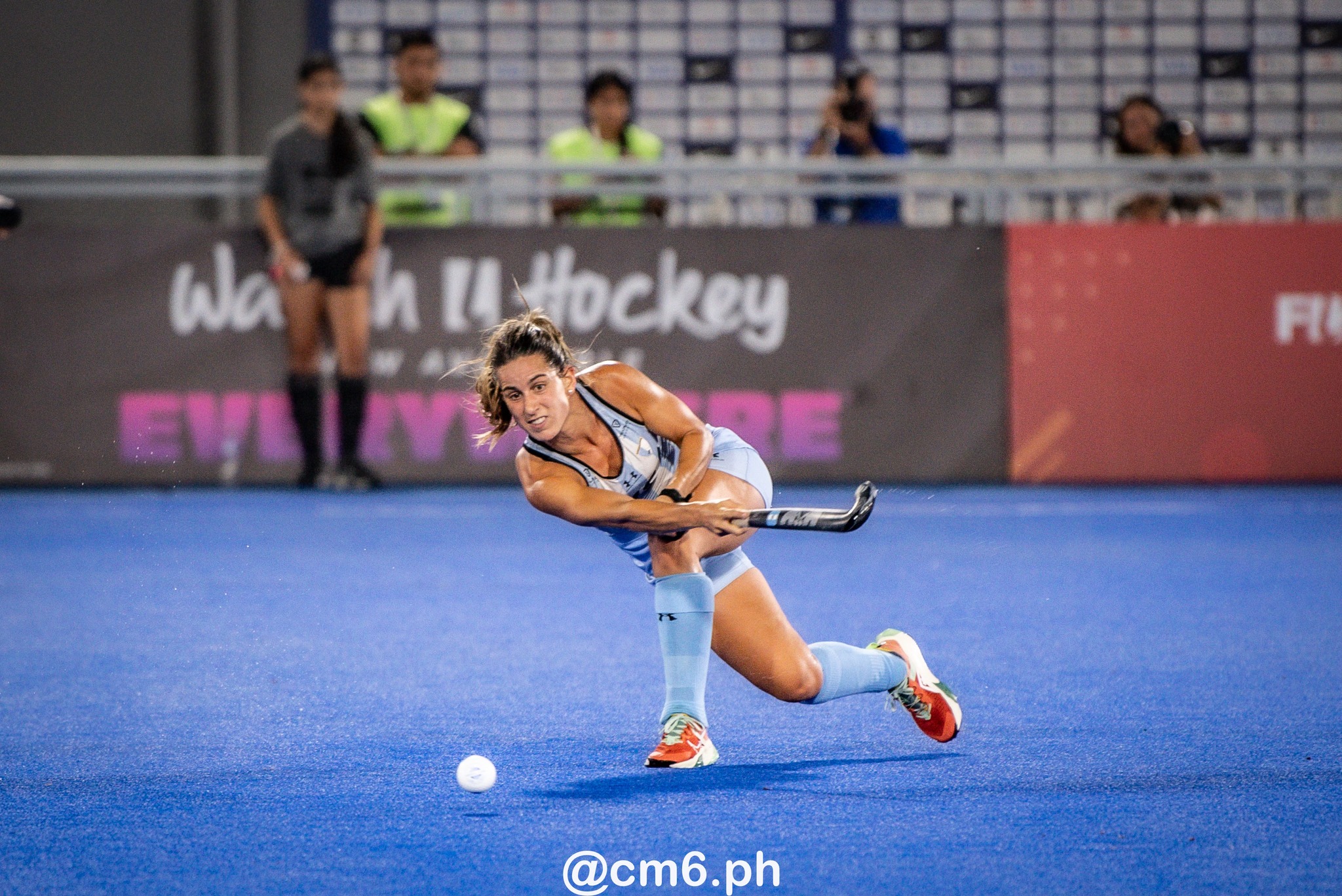 Agostina ALONSO -  Selección femenina de hockey sobre césped de Argentina - Netherlands women's national field hockey team - Field hockey - FIH Pro League Fem 2023-2024 - Argentina (1) vs (4) Netherlands (#FIHPF24ARGNET12) Photo by: Christian Mas | Siuxy Sports 2023-12-08