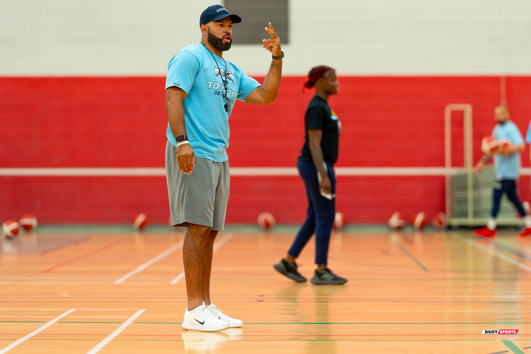 Paule-Beline IBATA-PONDZA - Jonathan WILLIAMS -  Montreal -  - Basketball - Camp d'été de Basketball Jr Toundra 2024 (#2024JRTOUNDRA016) Photo by:  | Siuxy Sports 2024-06-29