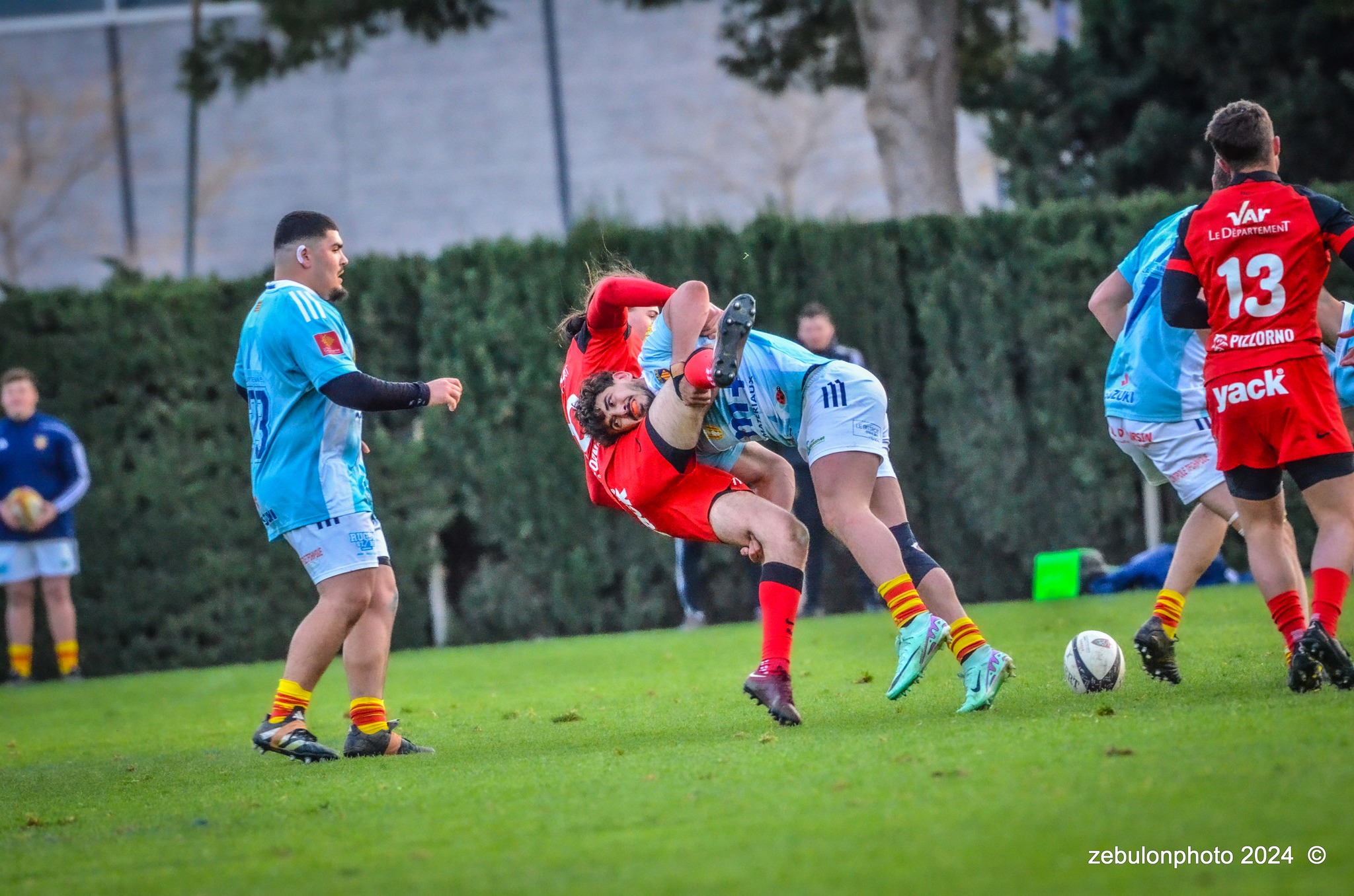  US Arlequins Perpignanais - RC Toulonnais - Rugby - Espoirs - USAP vs RCT (#ESP24USAPRCT02) Photo by: Photo Zebulon | Siuxy Sports 2024-02-10