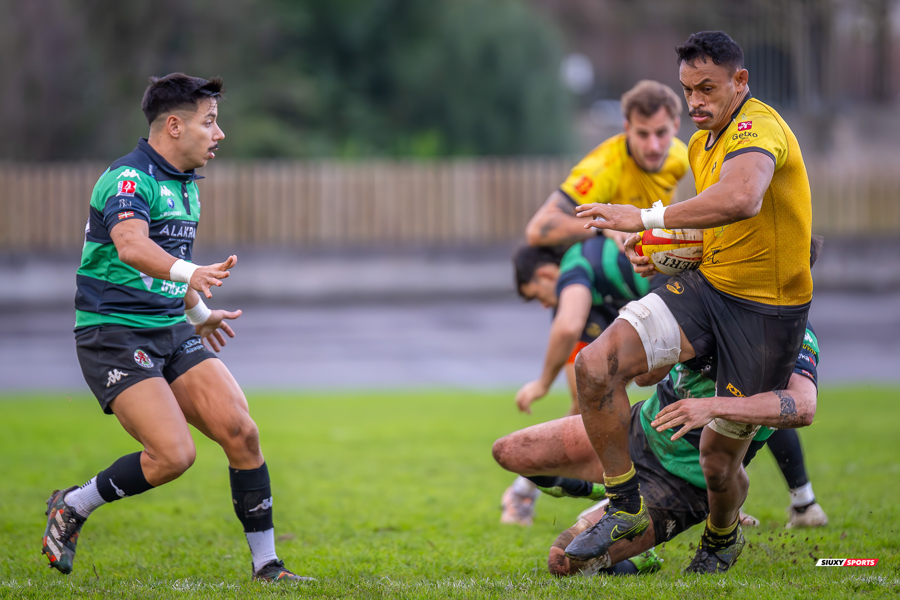 Martin CHAVEZ - Anthony MATOTO -  Getxo Artea Rugby Taldea - Gernika Rugby Taldea - Rugby - FER 2023 - DHB - Getxo Artea RT (24) vs (20) Universitario Bilbao Rugby (#FER23DHBGETGER11) Photo by: Fredy Monfoto | Siuxy Sports 2023-11-25