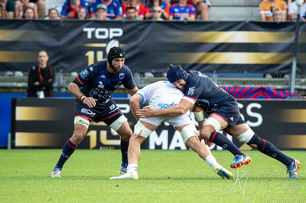  FC Grenoble Rugby - Montpellier Hérault Rugby - Rugby - FFR - 2024 - Access Match -  FC Grenoble (18) vs (20) Montpellier (#FFR24FCGMHR06) Photo by: Karine Valentin | Siuxy Sports 2024-06-16