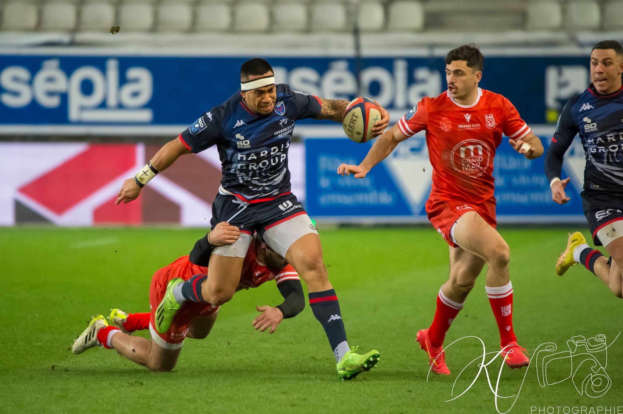 Atu MANU -  FC Grenoble Rugby - US Dax - Rugby - Pro D2 - FC Grenoble (24) vs (27) US Dax (#PD224FCGDAX01) Photo by: Karine Valentin | Siuxy Sports 2024-01-19