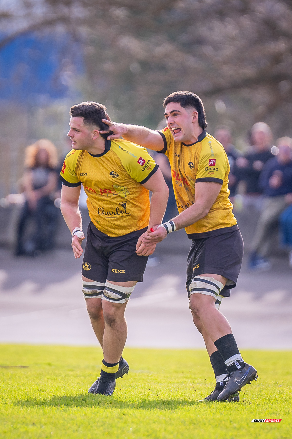 Pello LARRINAGA ZORROZUA - Unai LARRINAGA ZORROZUA -  Getxo Artea Rugby Taldea - Rugby Club Valencia - Rugby - FER 2024 - DHB - Getxo RT (14) vs (16) Valencia RC (#FER24DHBGRTVRC01) Photo by: Fredy Monfoto | Siuxy Sports 2024-01-28