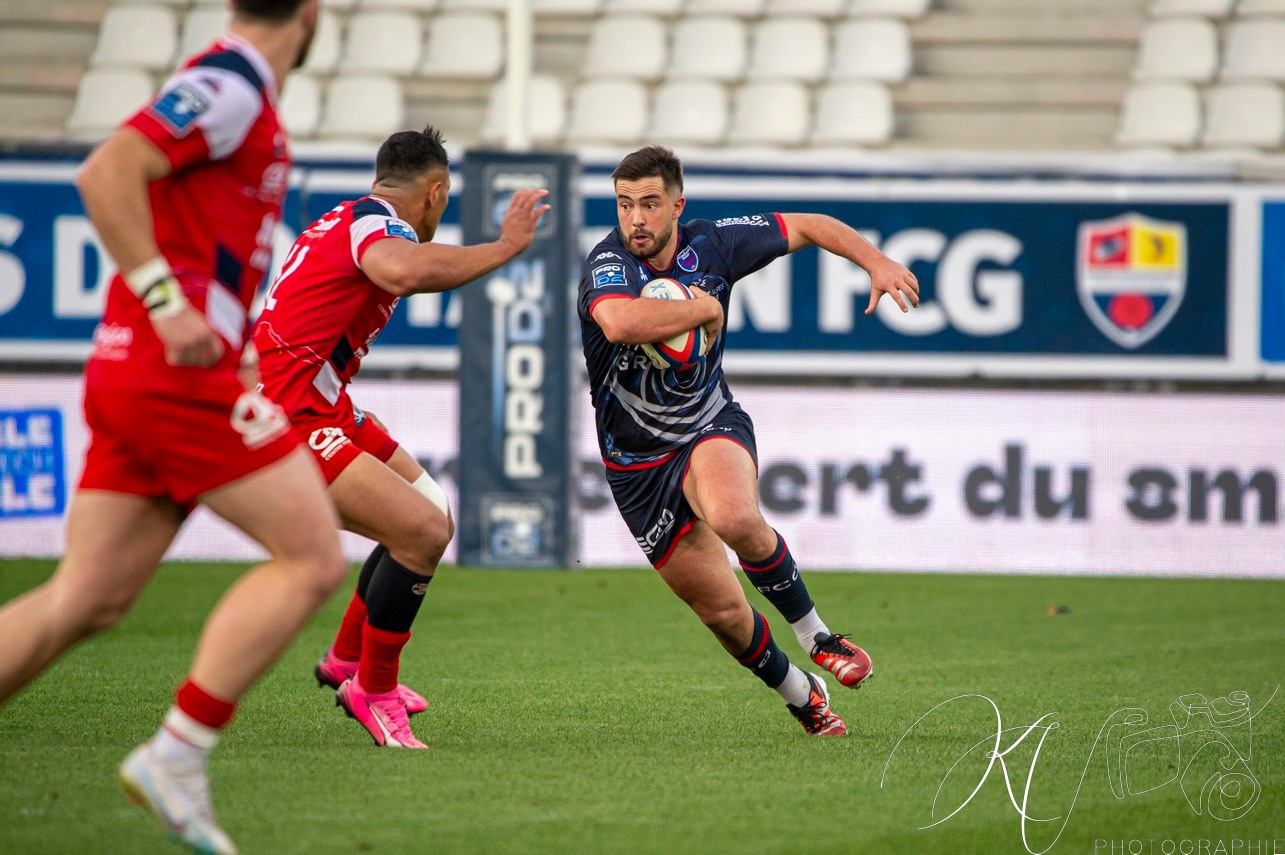 Romain TROUILLOUD -  FC Grenoble Rugby - Stade Aurillacois - Rugby - FFR - 2024 PRO D2 - FC Grenoble (55) vs (10) Aurillac (#PD224T14FCGAUR04) Photo by: Karine Valentin | Siuxy Sports 2024-04-12