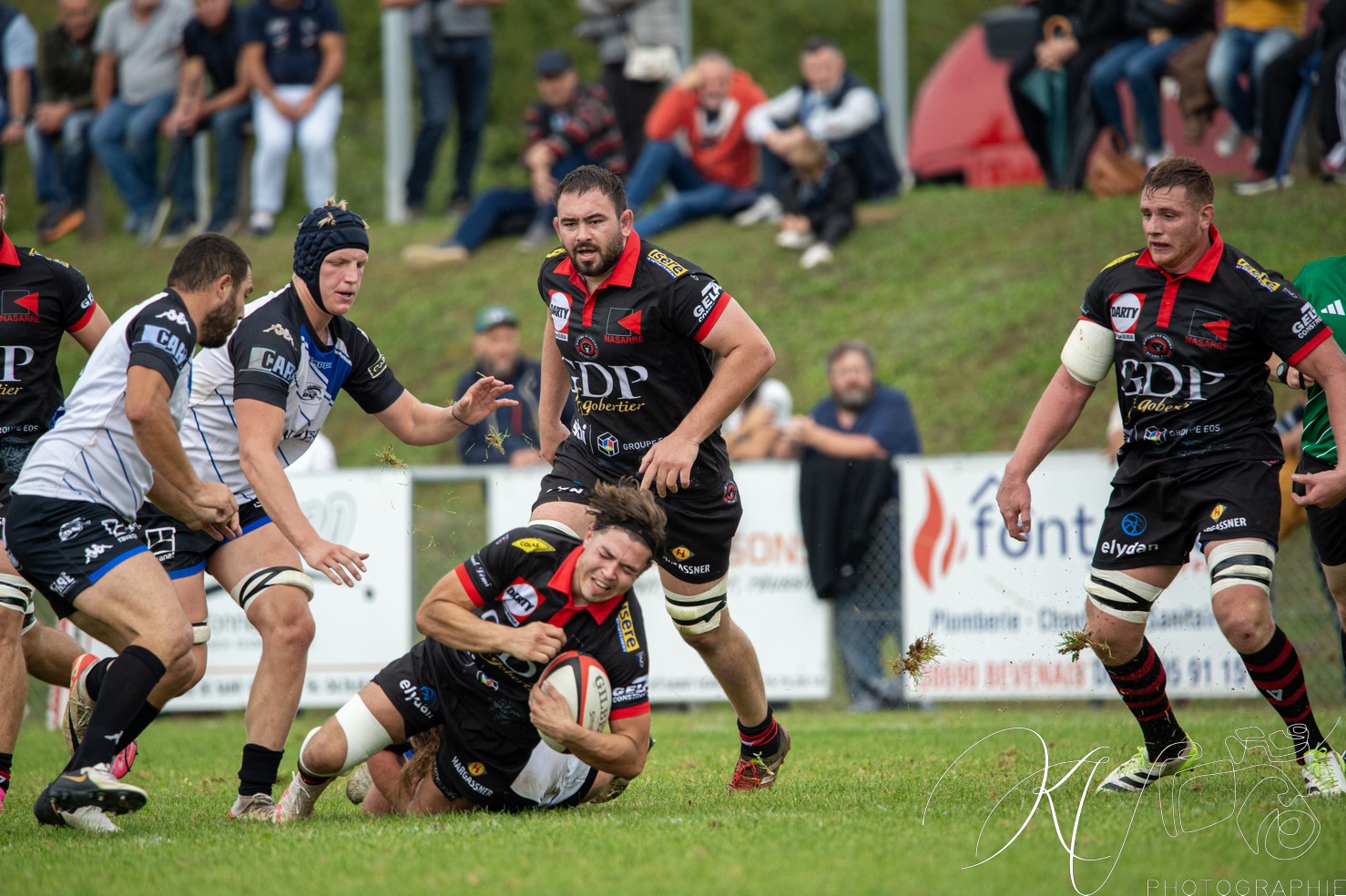 Bièvre Saint-Geoirs RC - US Vinay - Rugby - FFR 2024 Fed2 - Bievre SG vs US Vinay (#FFR24F2BSGUSV09) Photo by: Karine Valentin | Siuxy Sports 2024-09-22