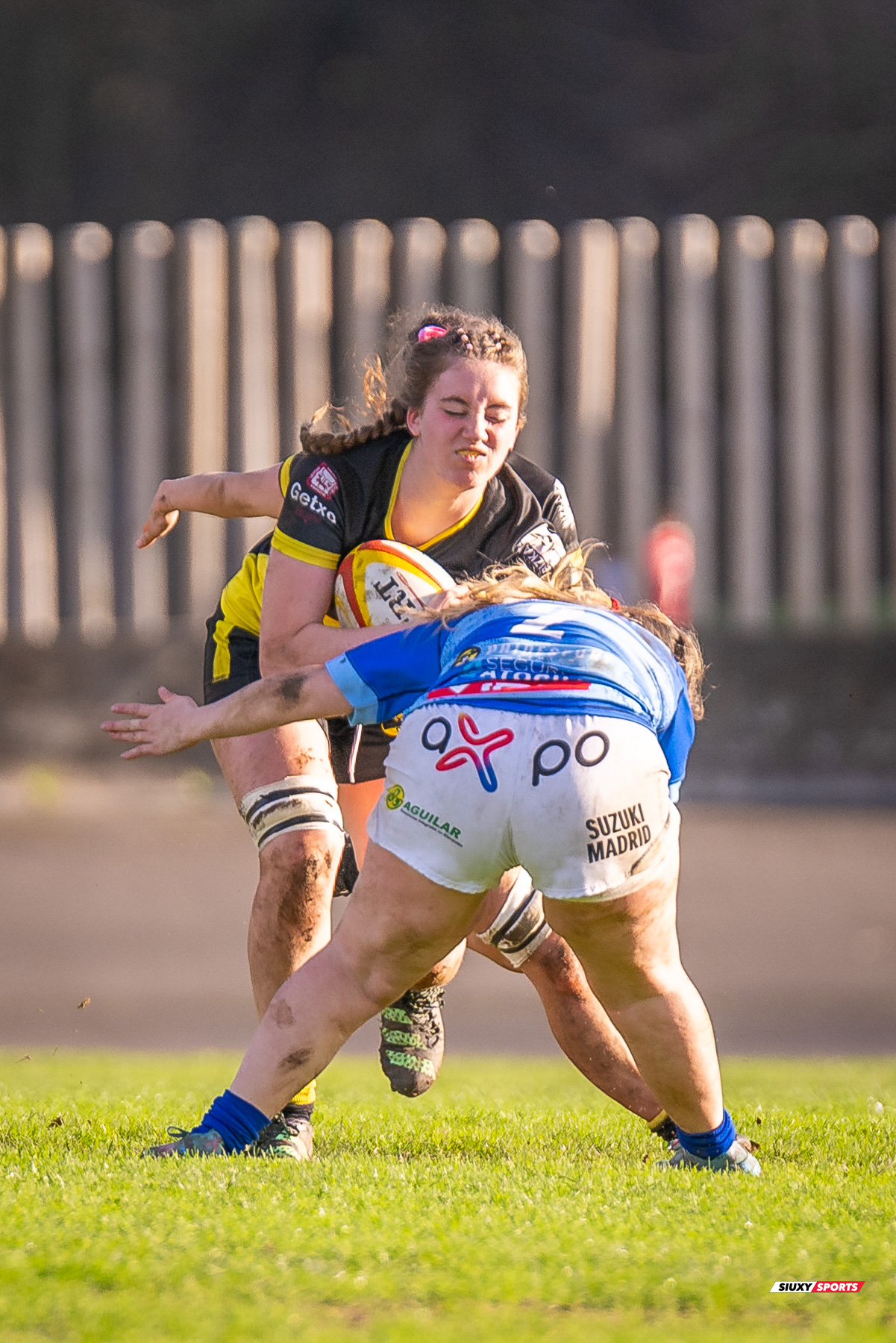  Getxo Artea Rugby Taldea - Club de Rugby Cisneros - Rugby - FER 2024 - DHB F - Getxo Neskak Rt (25) vs (13) Cisneros (#FER24DHBGNCIS02) Photo by: Fredy Monfoto | Siuxy Sports 2024-02-17