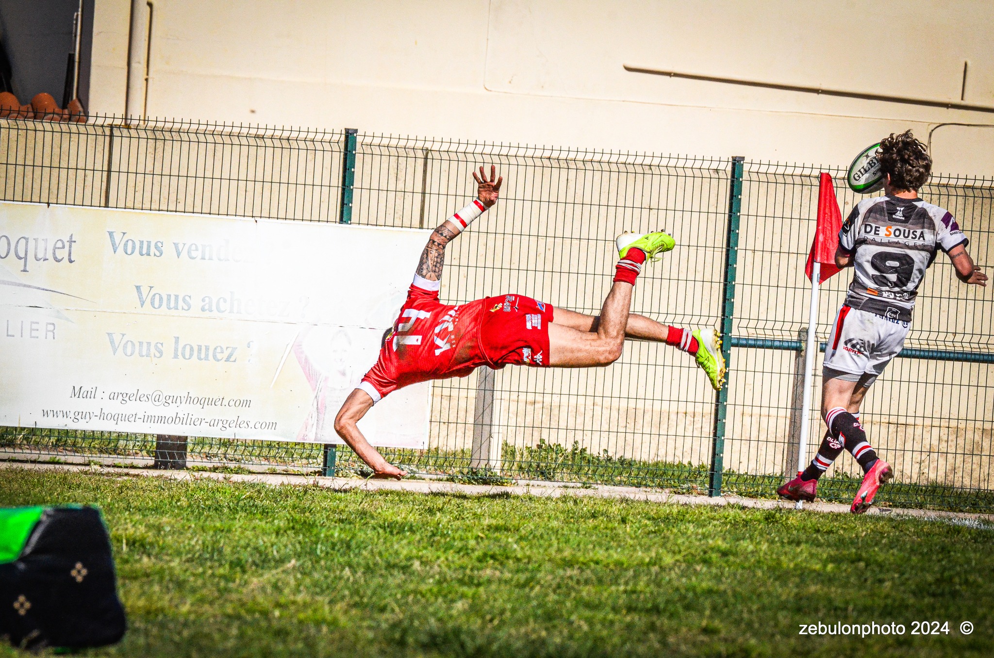  Étoile Sportive Catalane - Football Club Villefranchois - Lauragais - Rugby - FFR -  Fed 2 2024 - Etoile Sportive Catalane vs FC Villefranchois (#FFR24F2ESCFCV03) Photo by: Photo Zebulon | Siuxy Sports 2024-03-23
